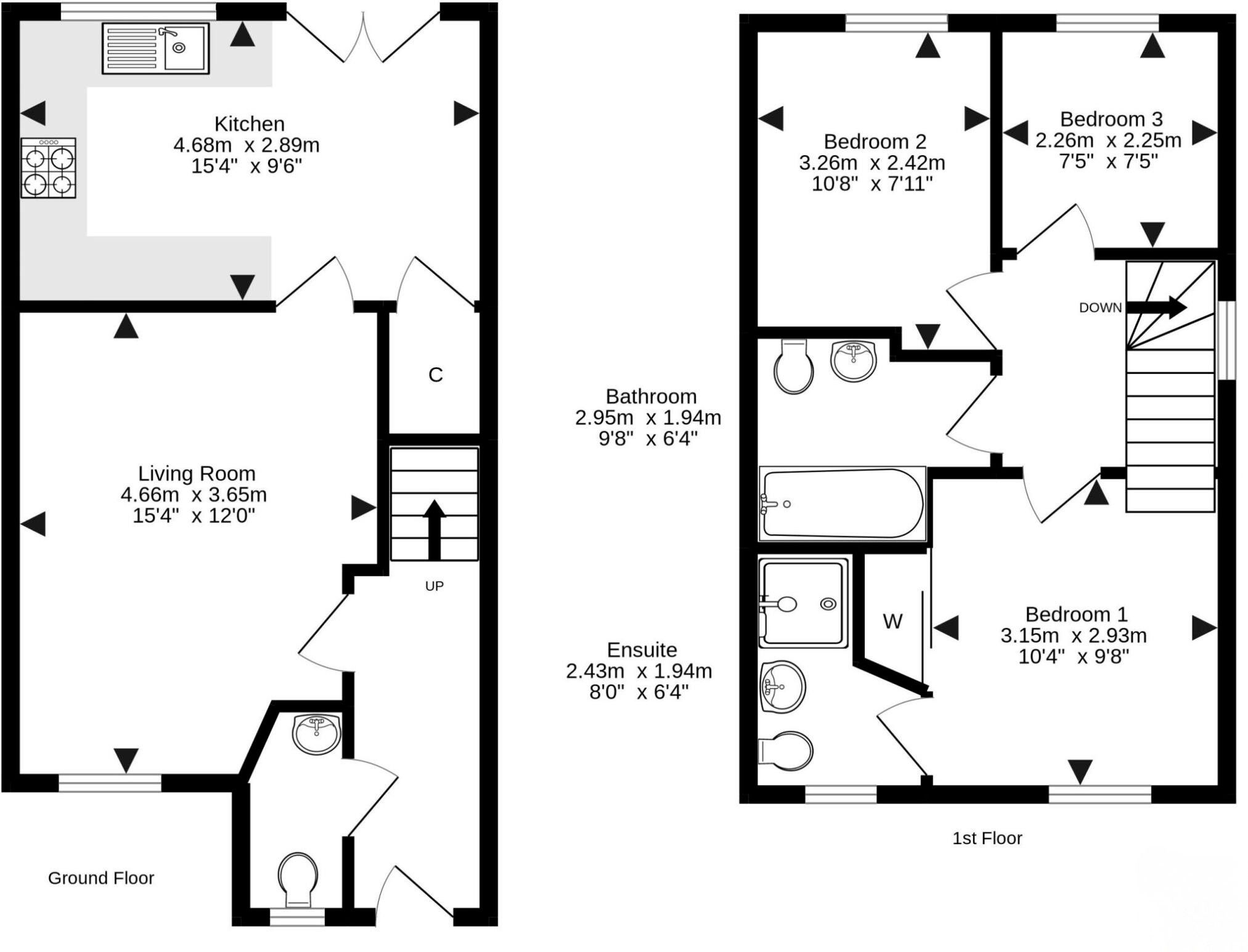 4 Peastonhall Drive, Gorebridge floorplan