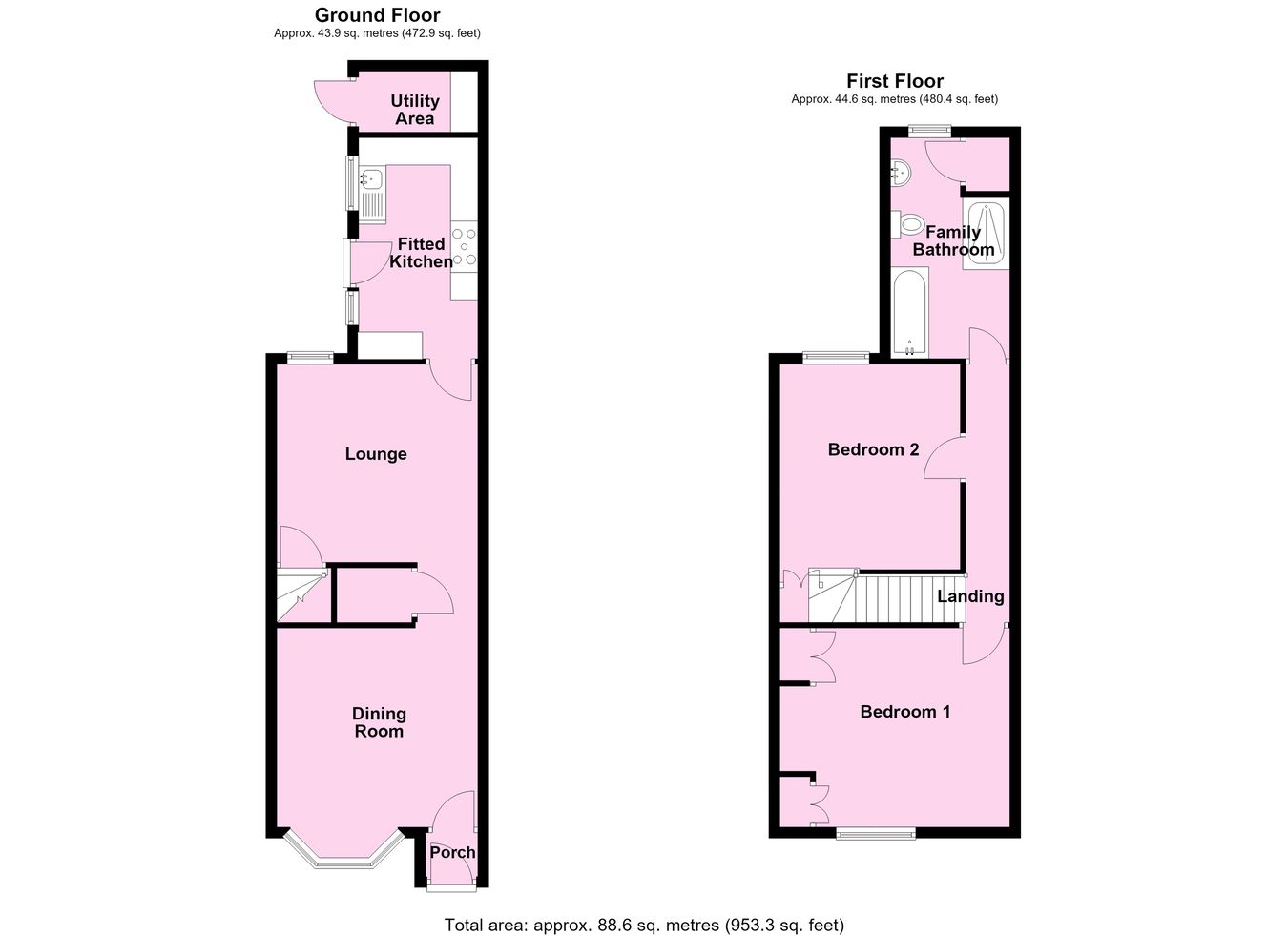 51, Victoria Road, Leicester floorplan