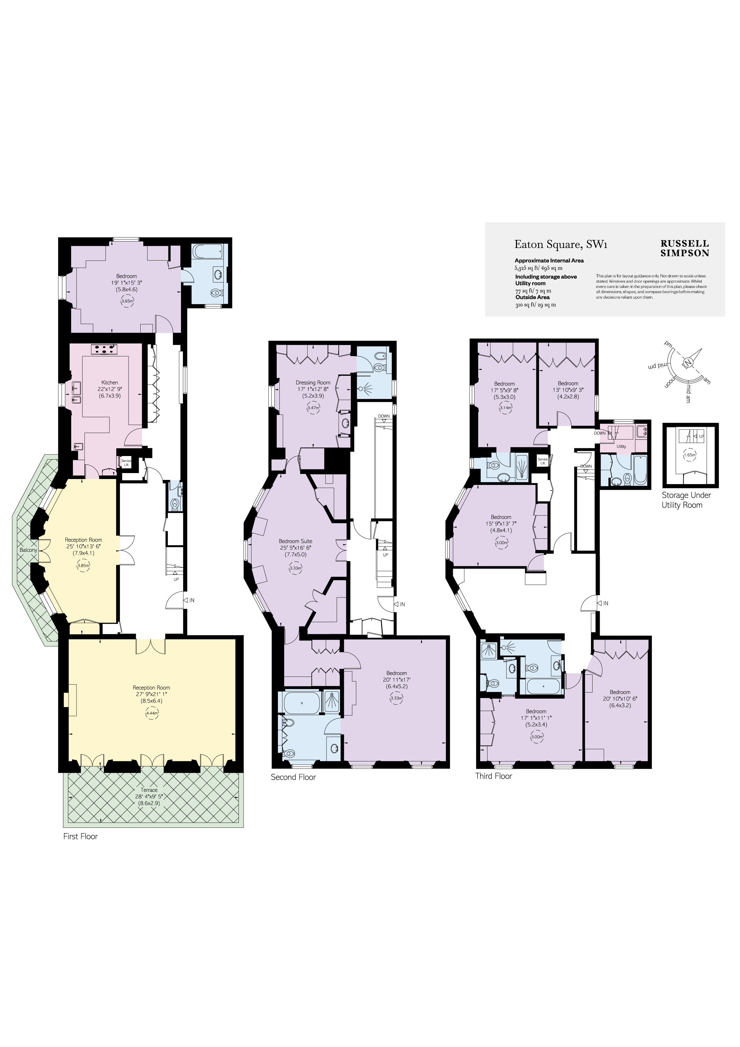 2, 73, Eaton Square, London floorplan