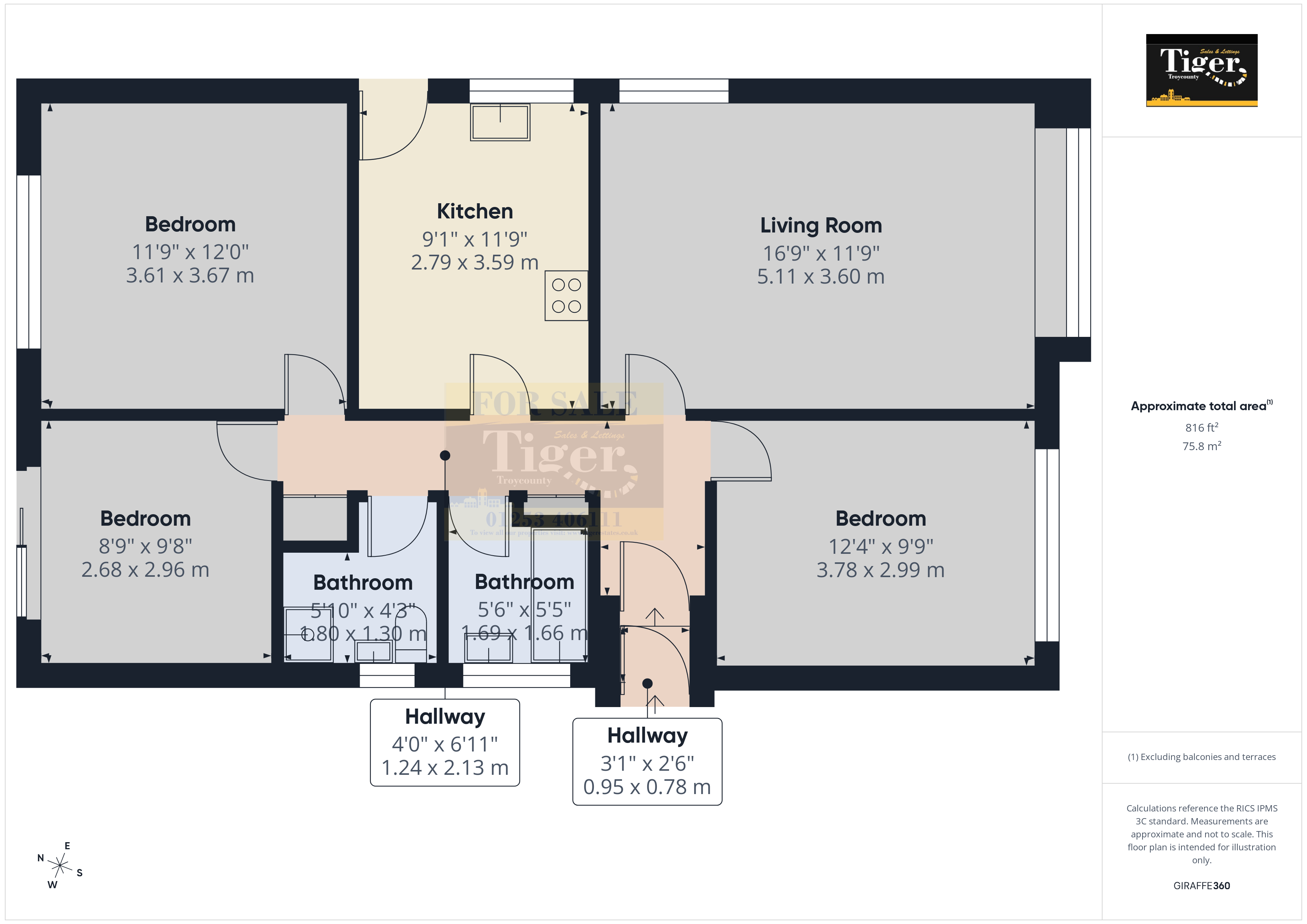 Village Way, Blackpool floorplan