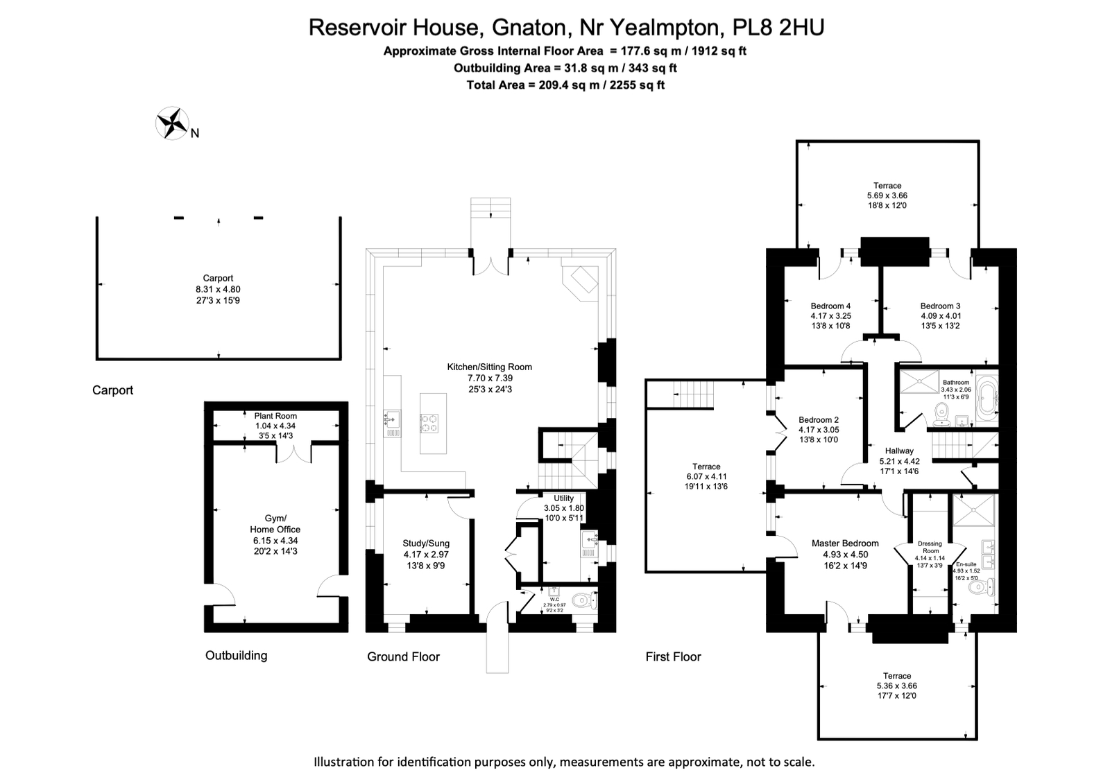 Reservoir House, Nr Yealmpton floorplan
