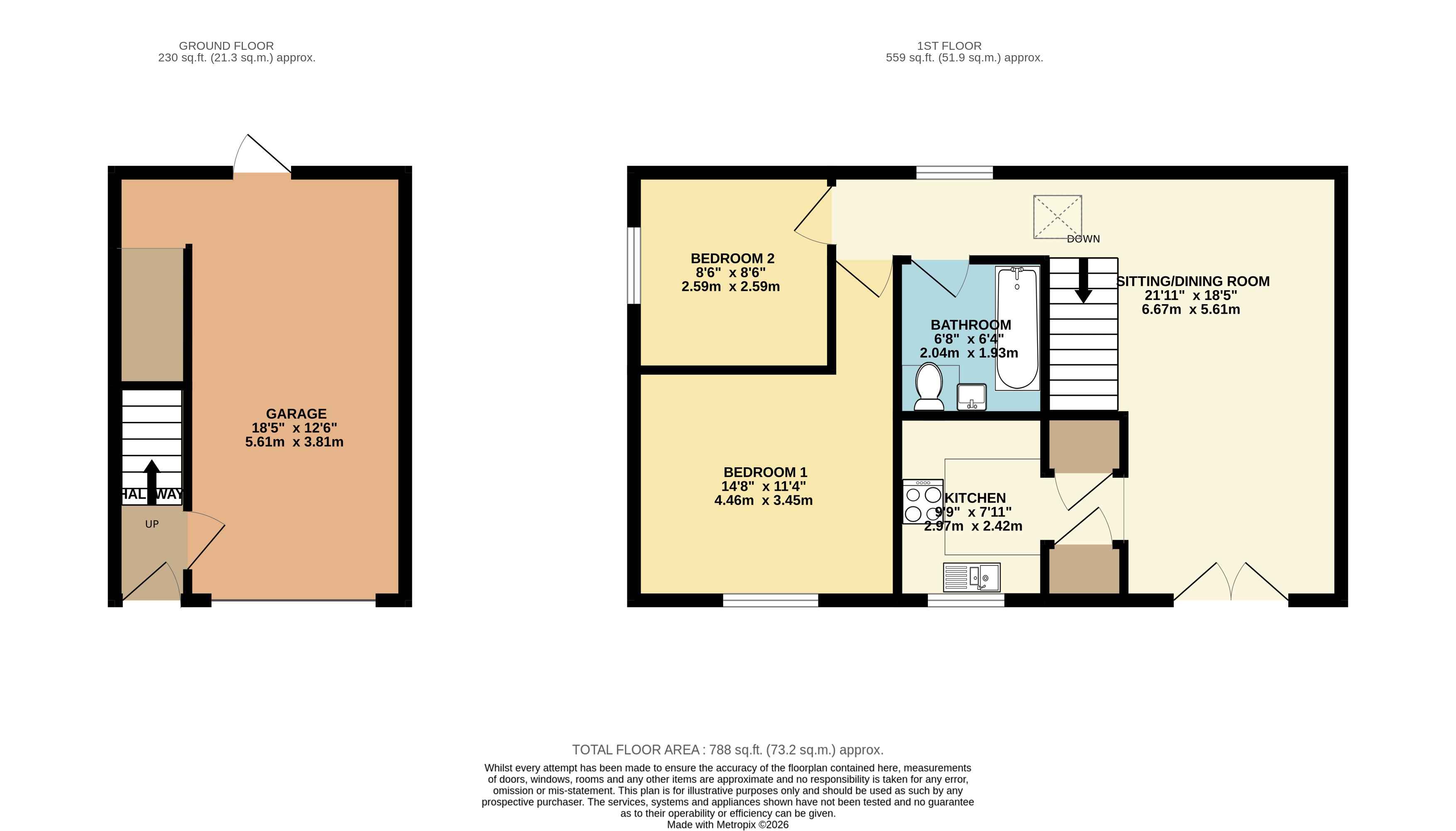 59, Cheltenham Gardens, Southampton floorplan