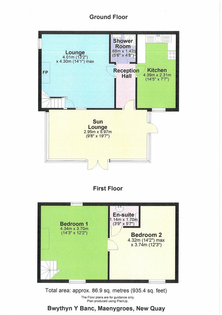 Bwthyn Y Banc, Maenygroes, New Quay floorplan