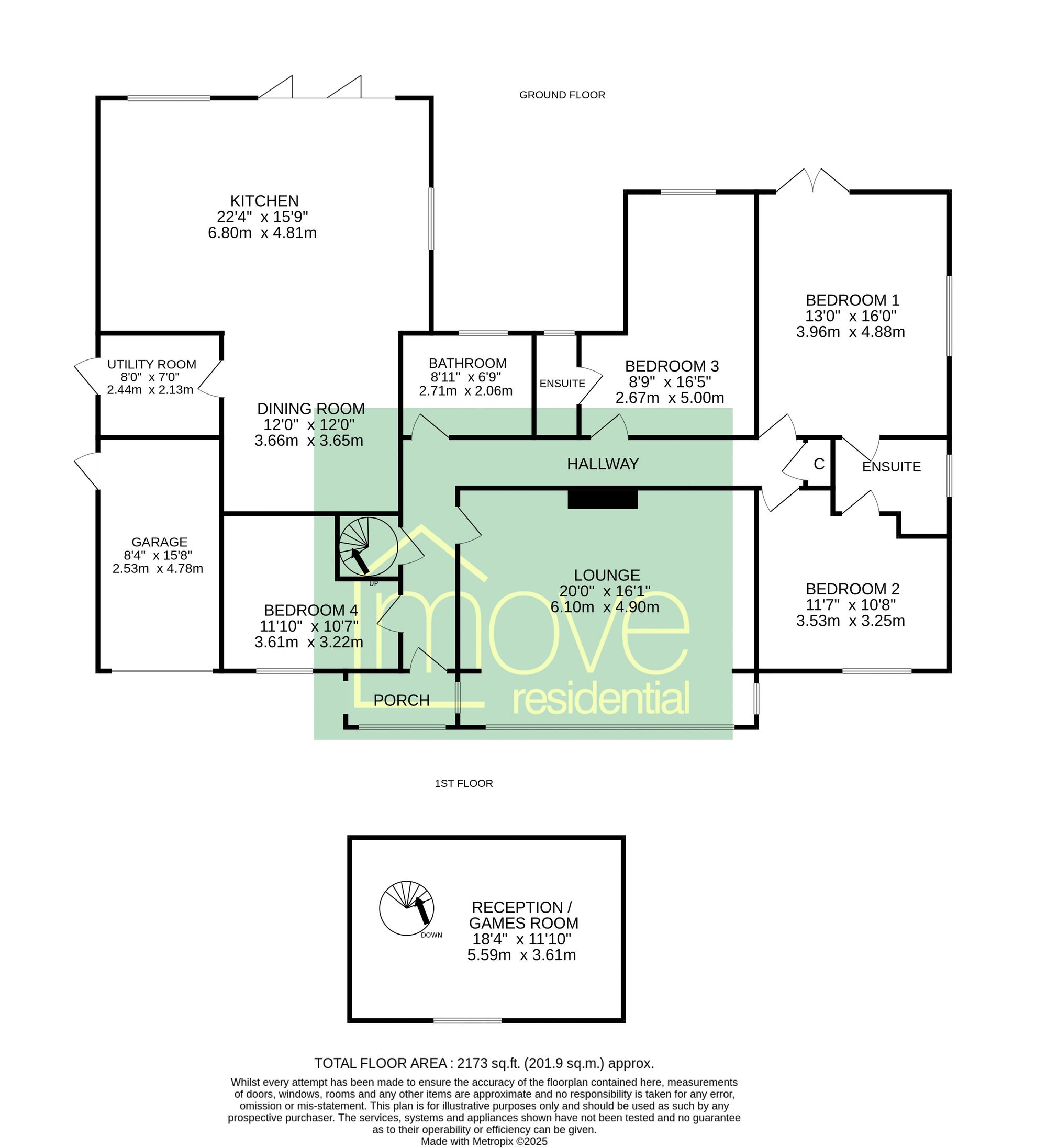 10 Woodlands Drive, Wirral floorplan