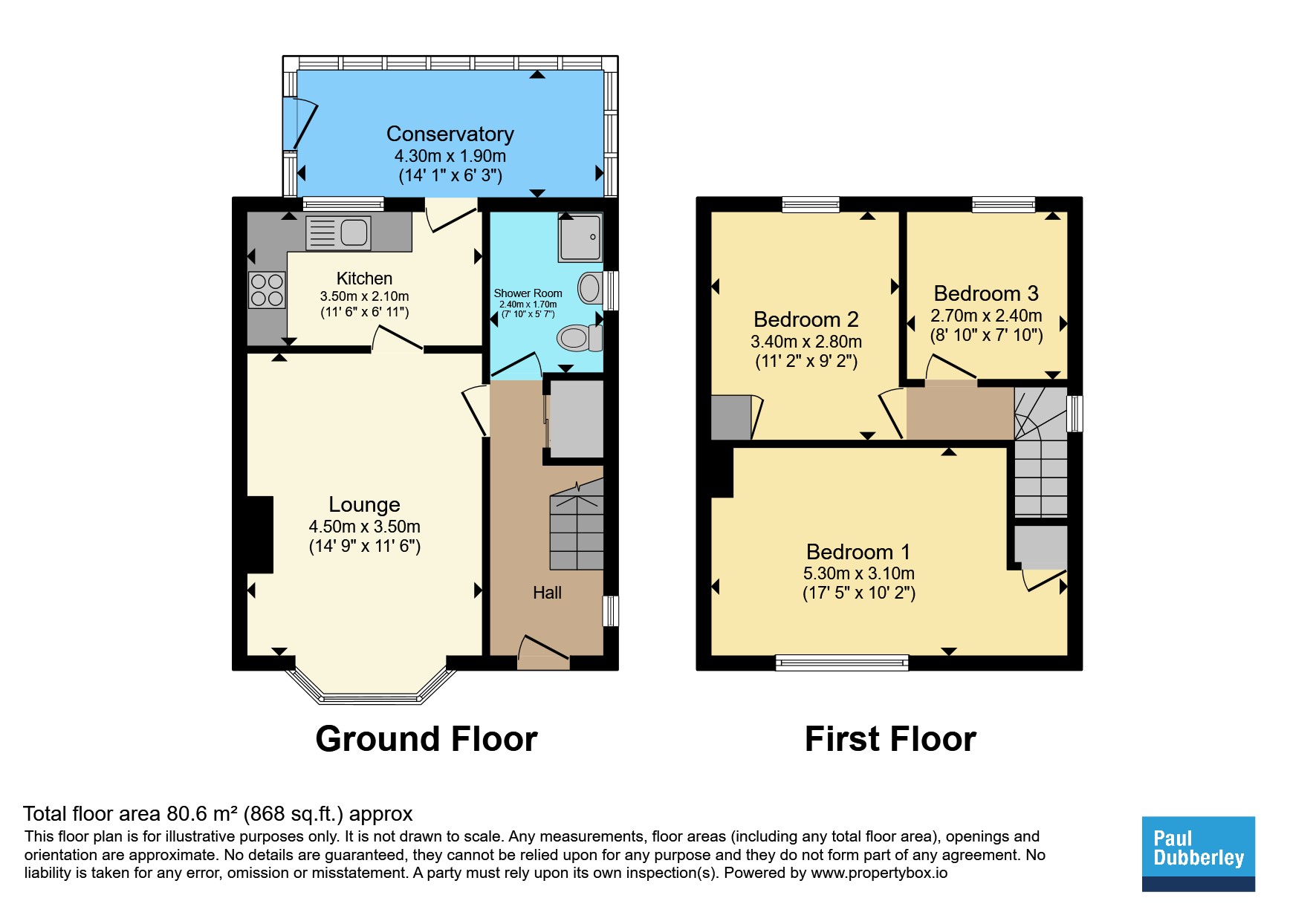 36, Manor Road, Wednesbury floorplan