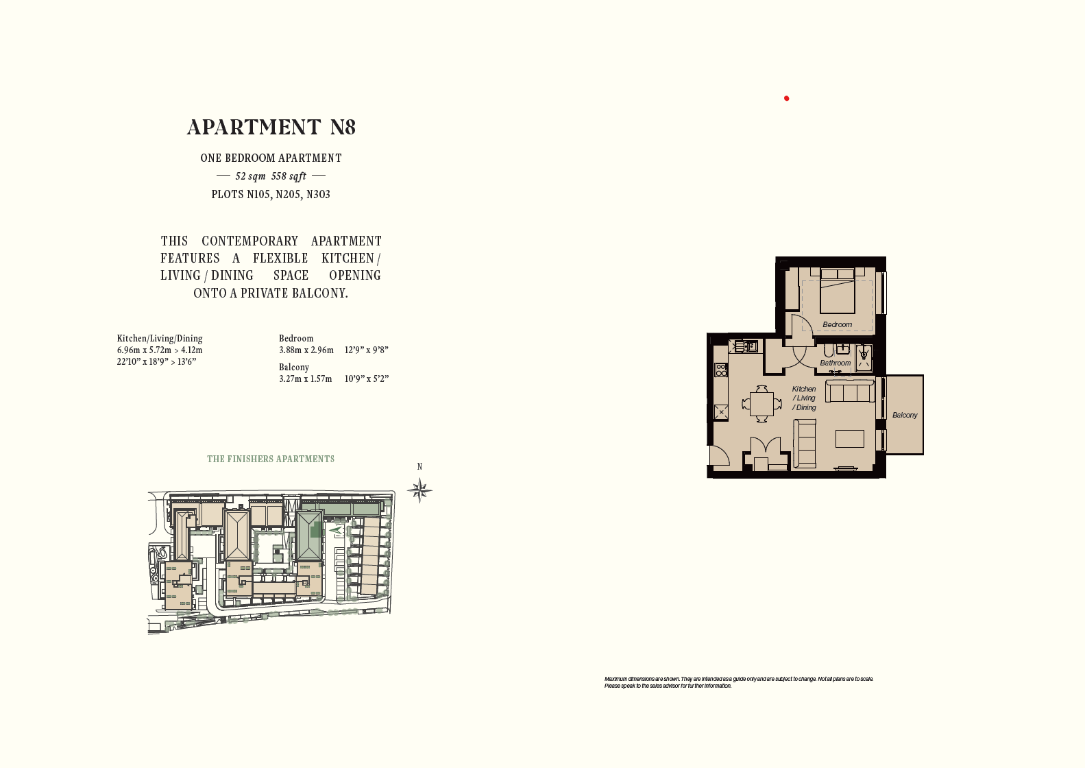N105 The Finishers Apartments, Bath Press, Lower Bristol Road floorplan