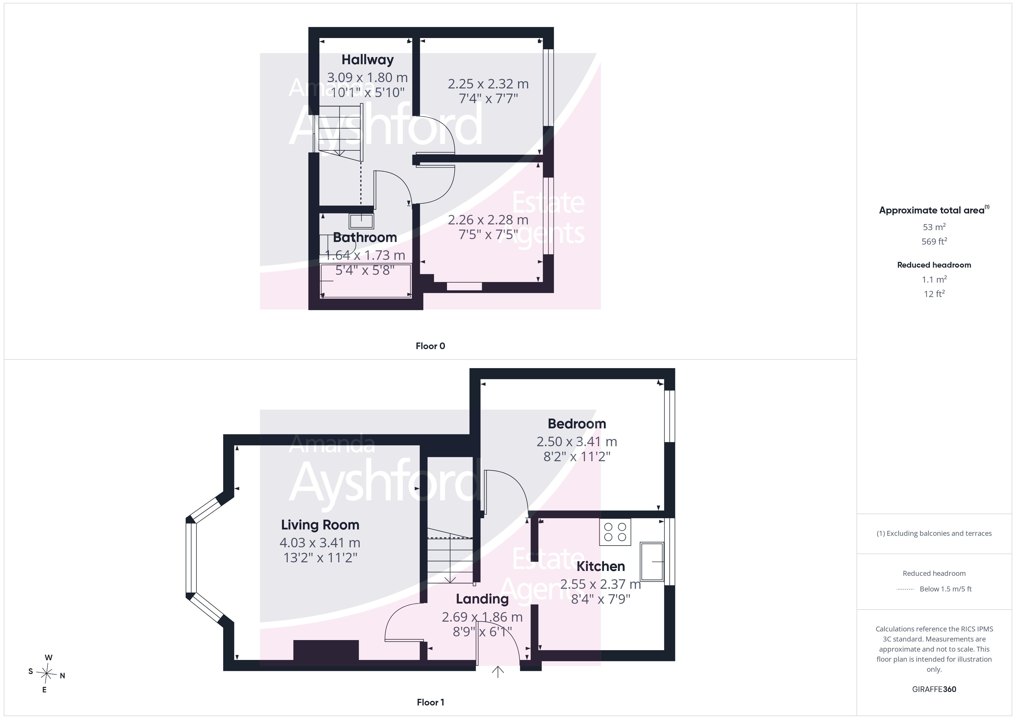 Flat B, 15 The Greebys, Paignton floorplan