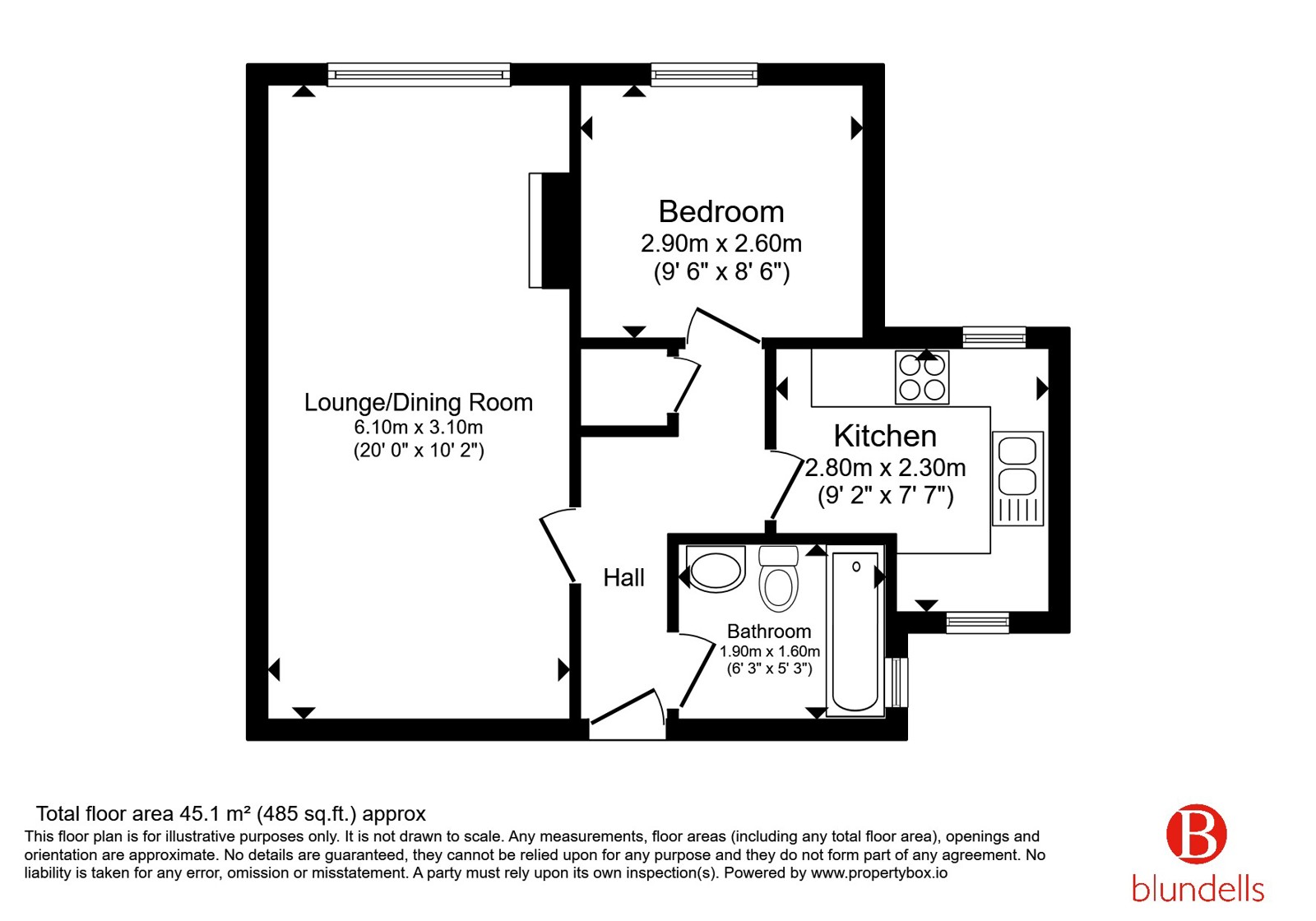 12, Lindisfarne Court, Derbyshire floorplan