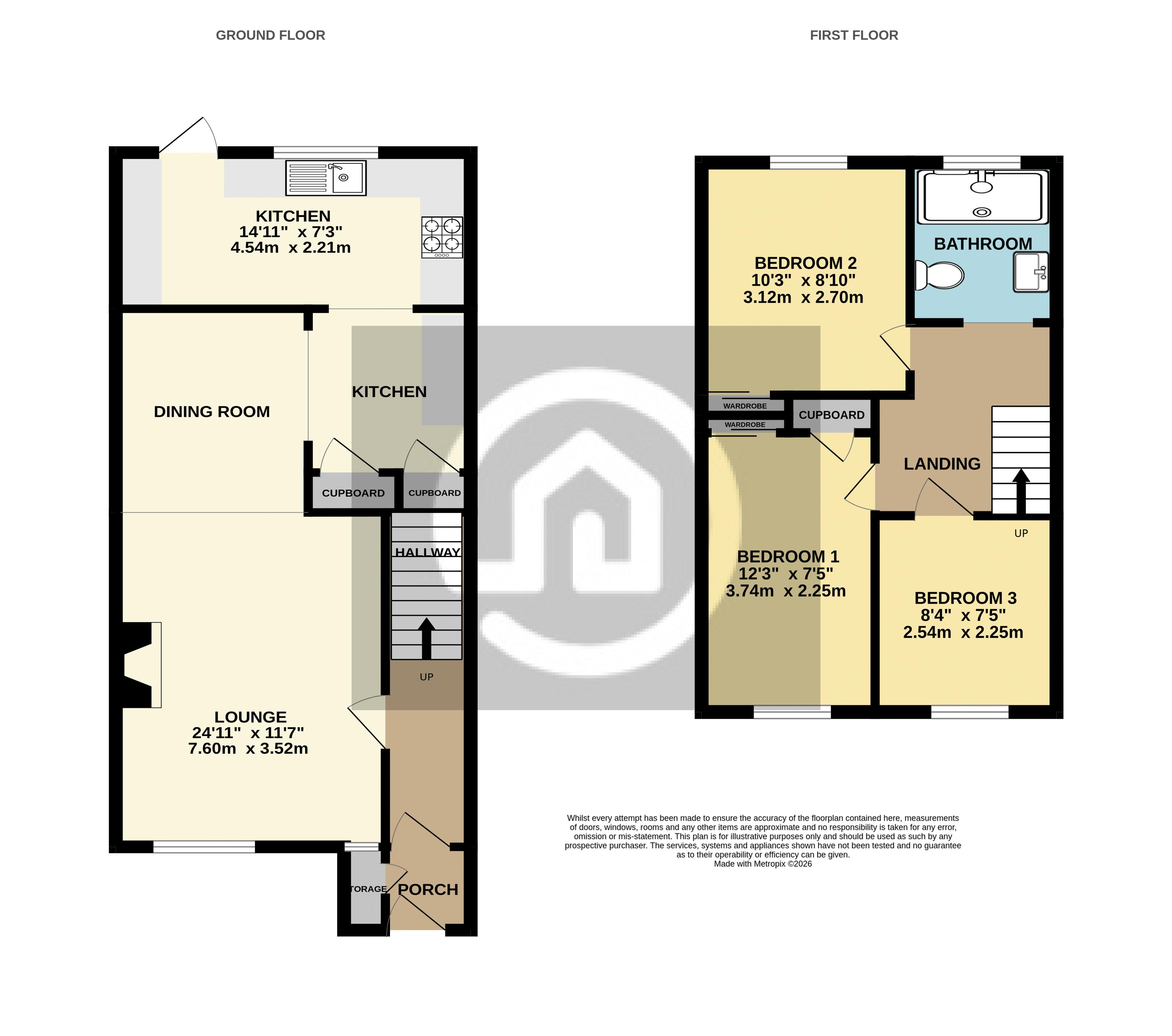 33, Pyms Close, Bedford floorplan