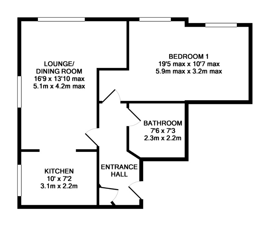 1 Bedrooms Flat to rent in Whitefield Road, Stockton Heath, Warrington WA4