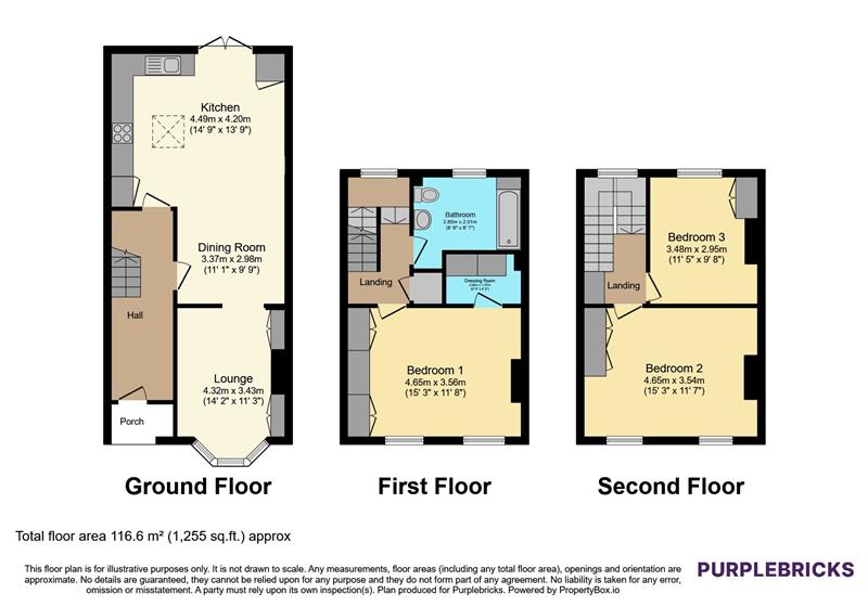 23, Elderton Road, London floorplan