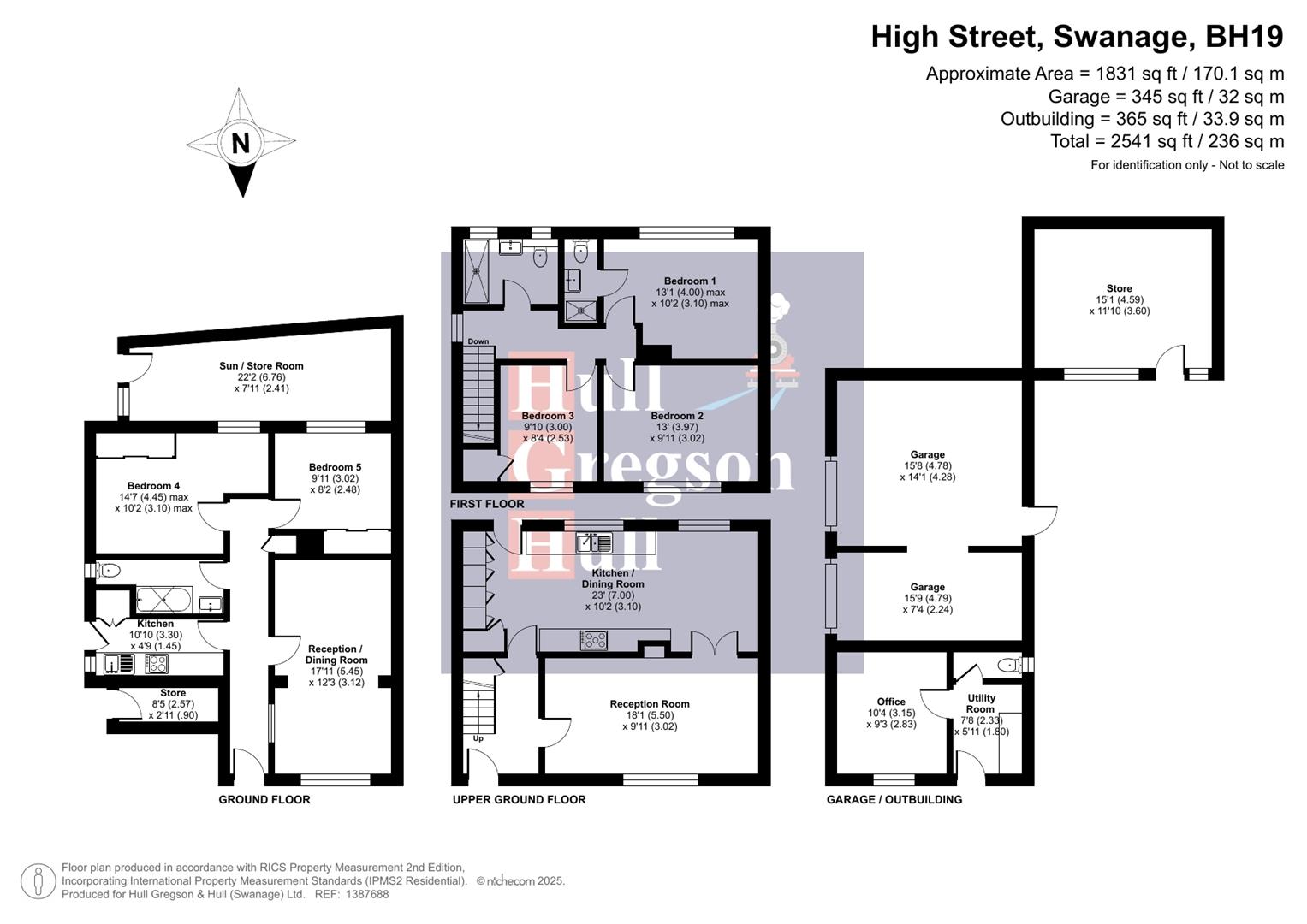143-145, High Street, Swanage floorplan