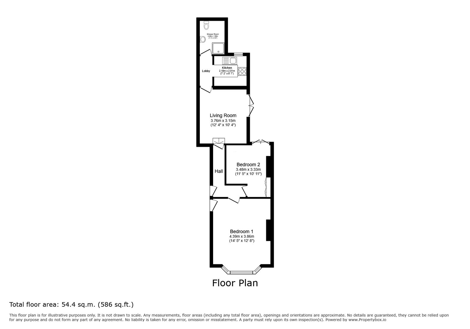 Ground Floor, 201, Ninian Park Road, Cardiff floorplan