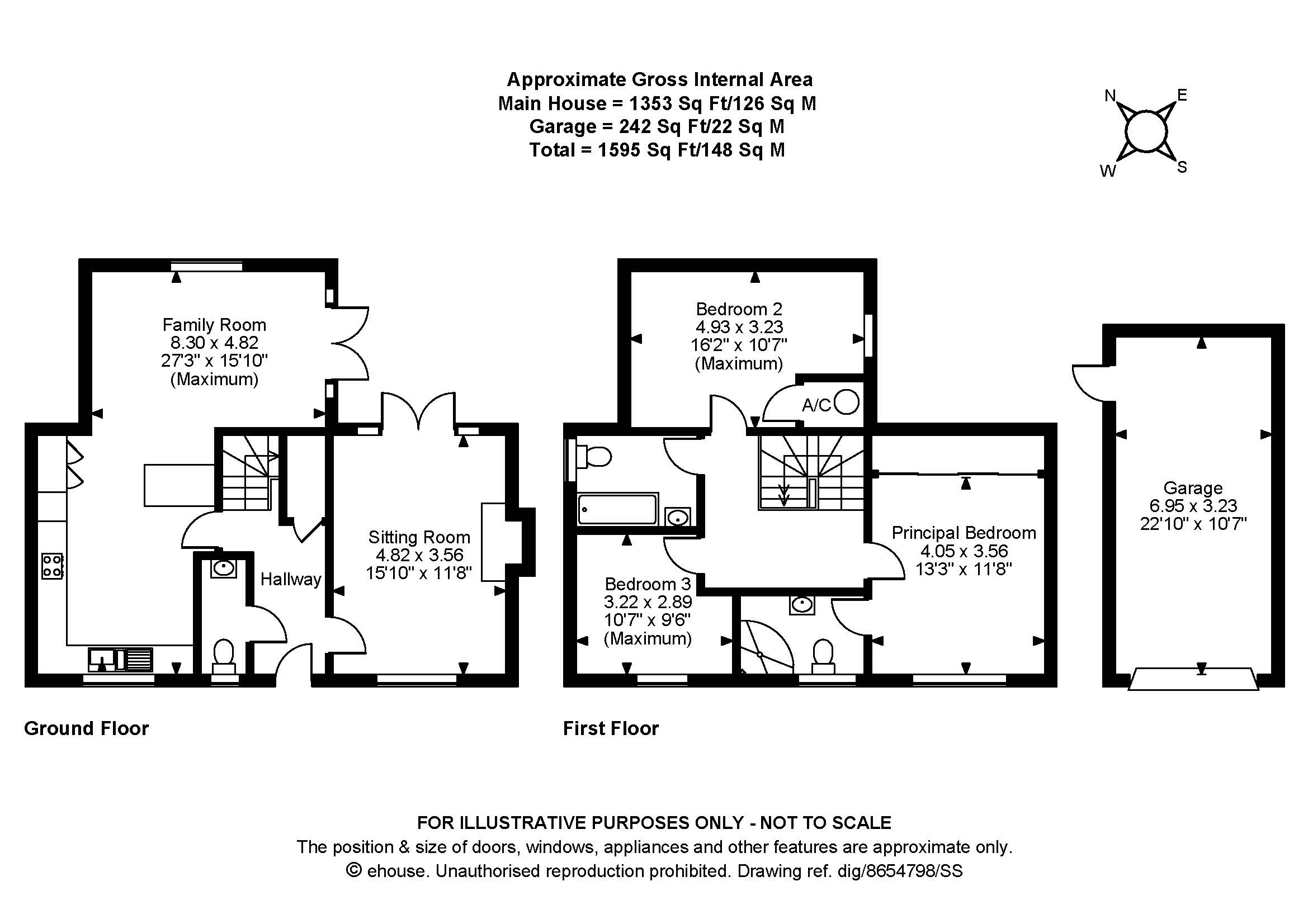 1, Crown Meadow, Stowmarket floorplan