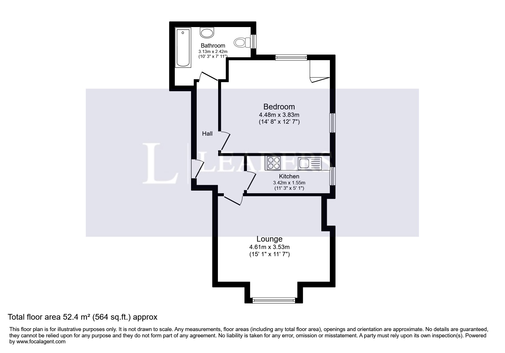 Flat 1, 84, Kedleston Road, Kedleston Road floorplan