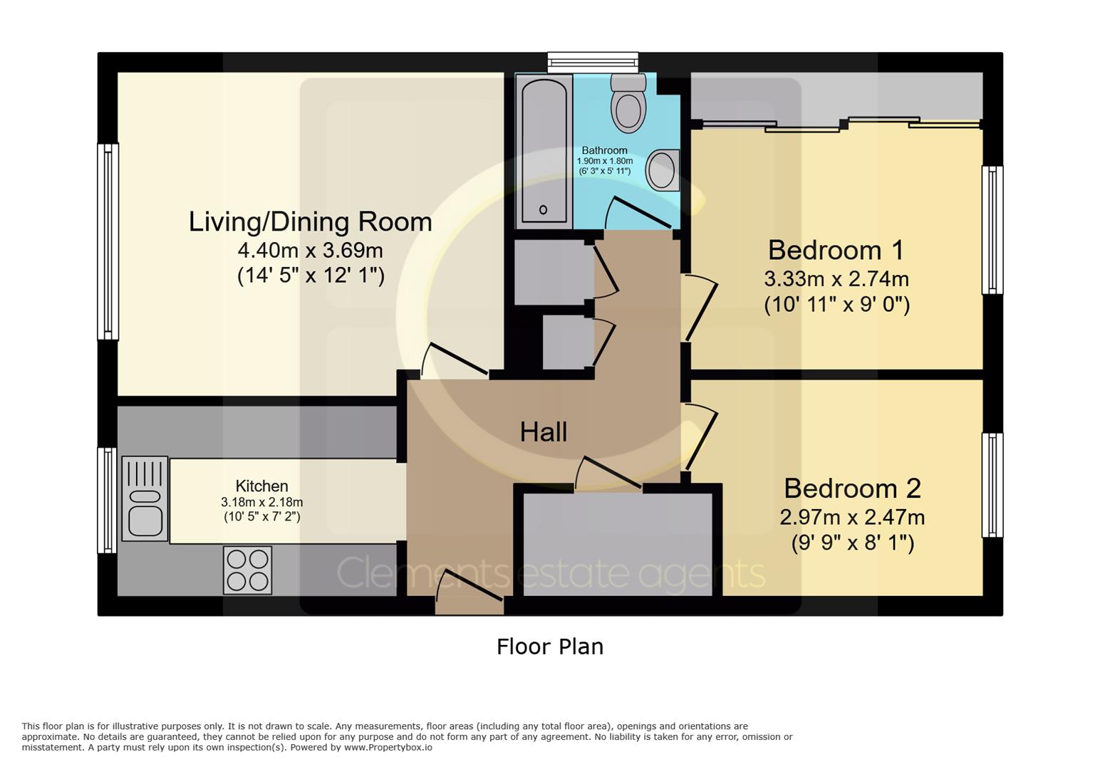 104, Howard Agne Close, Hemel Hempstead floorplan