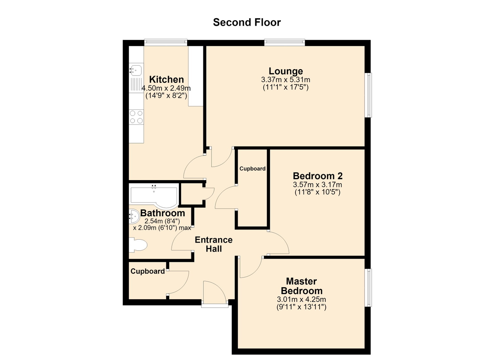 52, Nevada Close, Plymouth floorplan