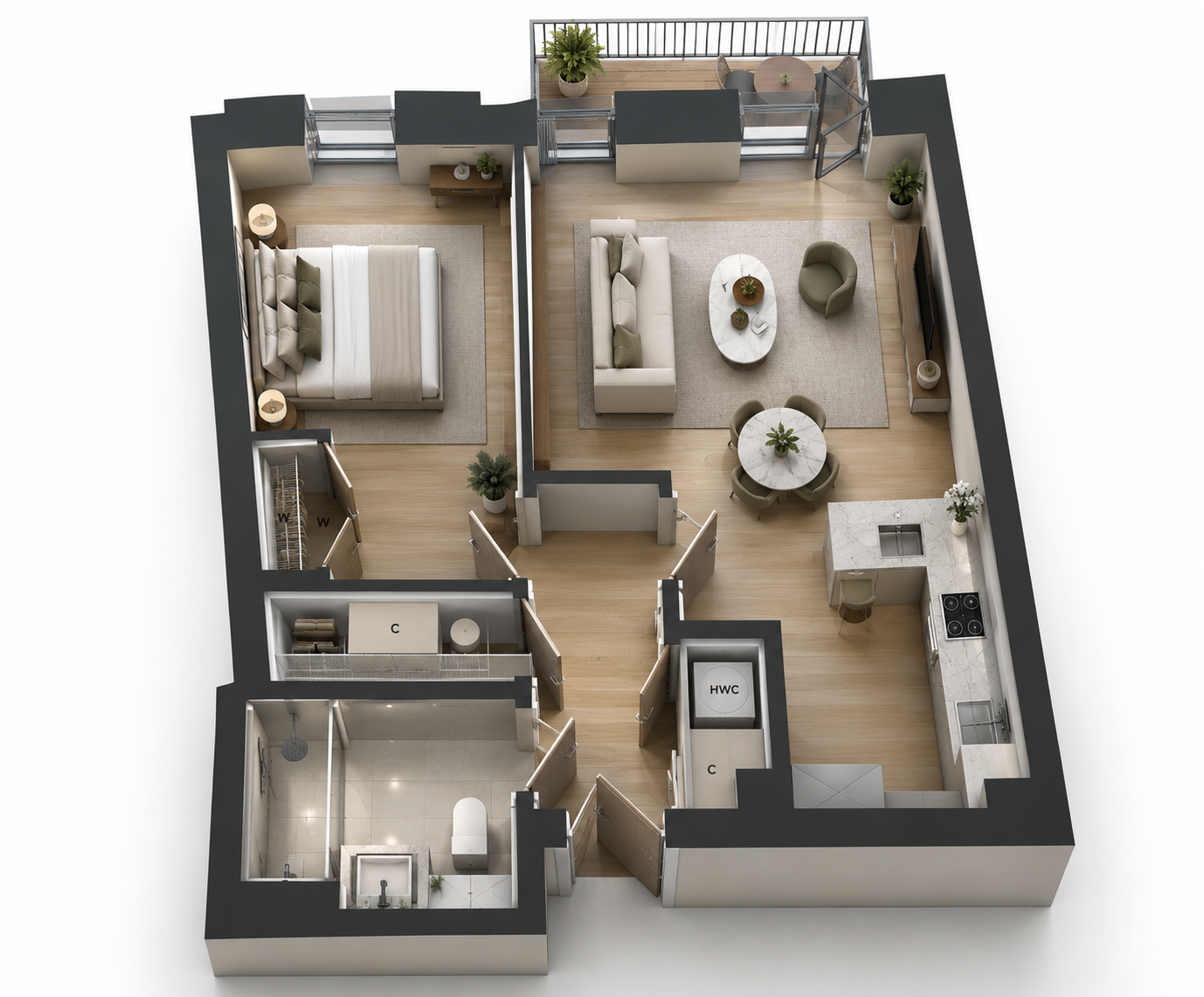 Ariel House, 144 Vaughan Way, London floorplan