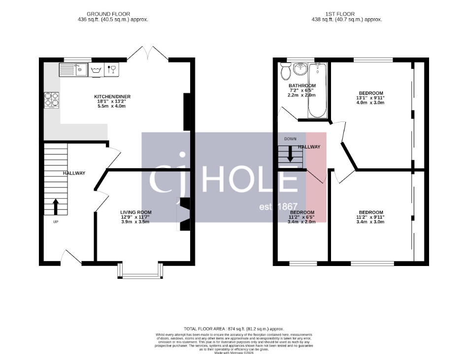 38, Park Road, Bristol floorplan