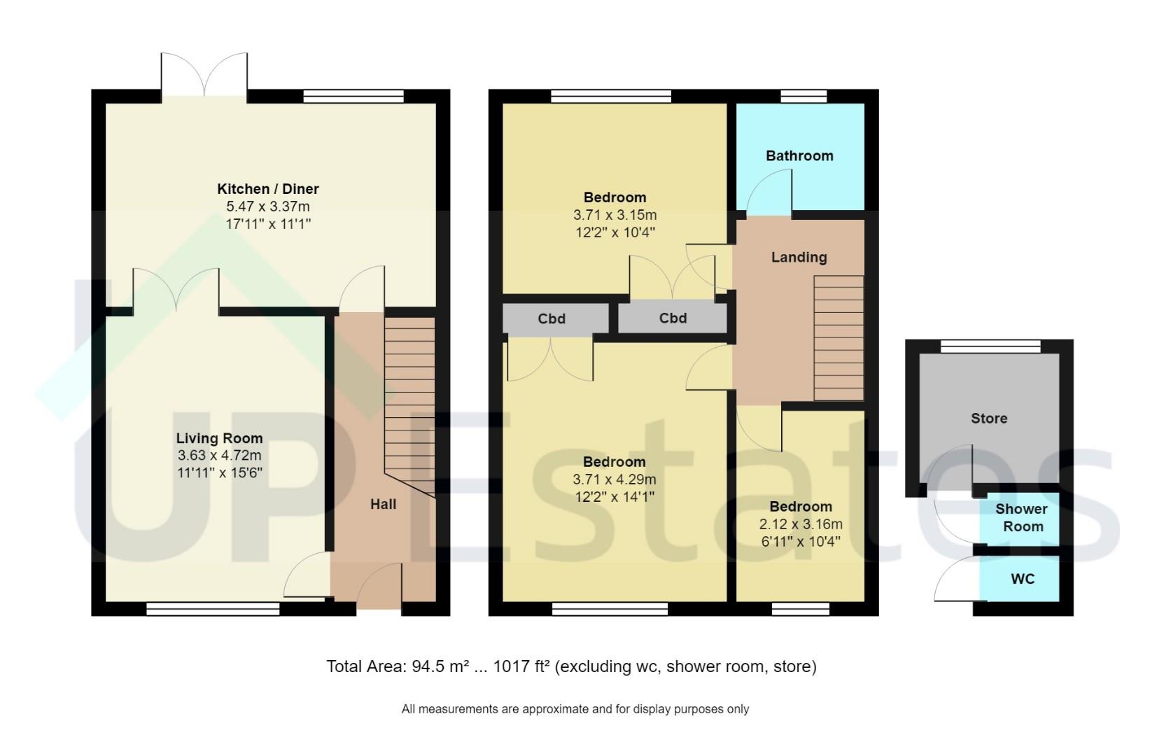 324, Torrington Avenue, Coventry floorplan