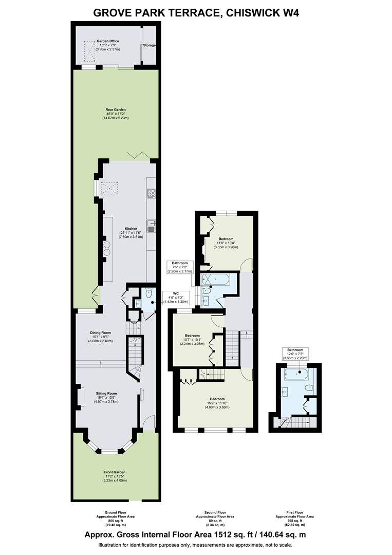 18, Grove Park Terrace, London floorplan