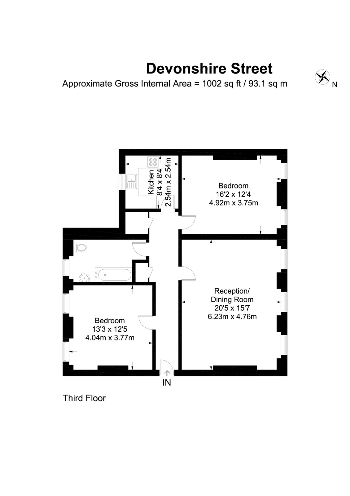 2 Bedrooms Flat to rent in Devonshire Street, London W1G