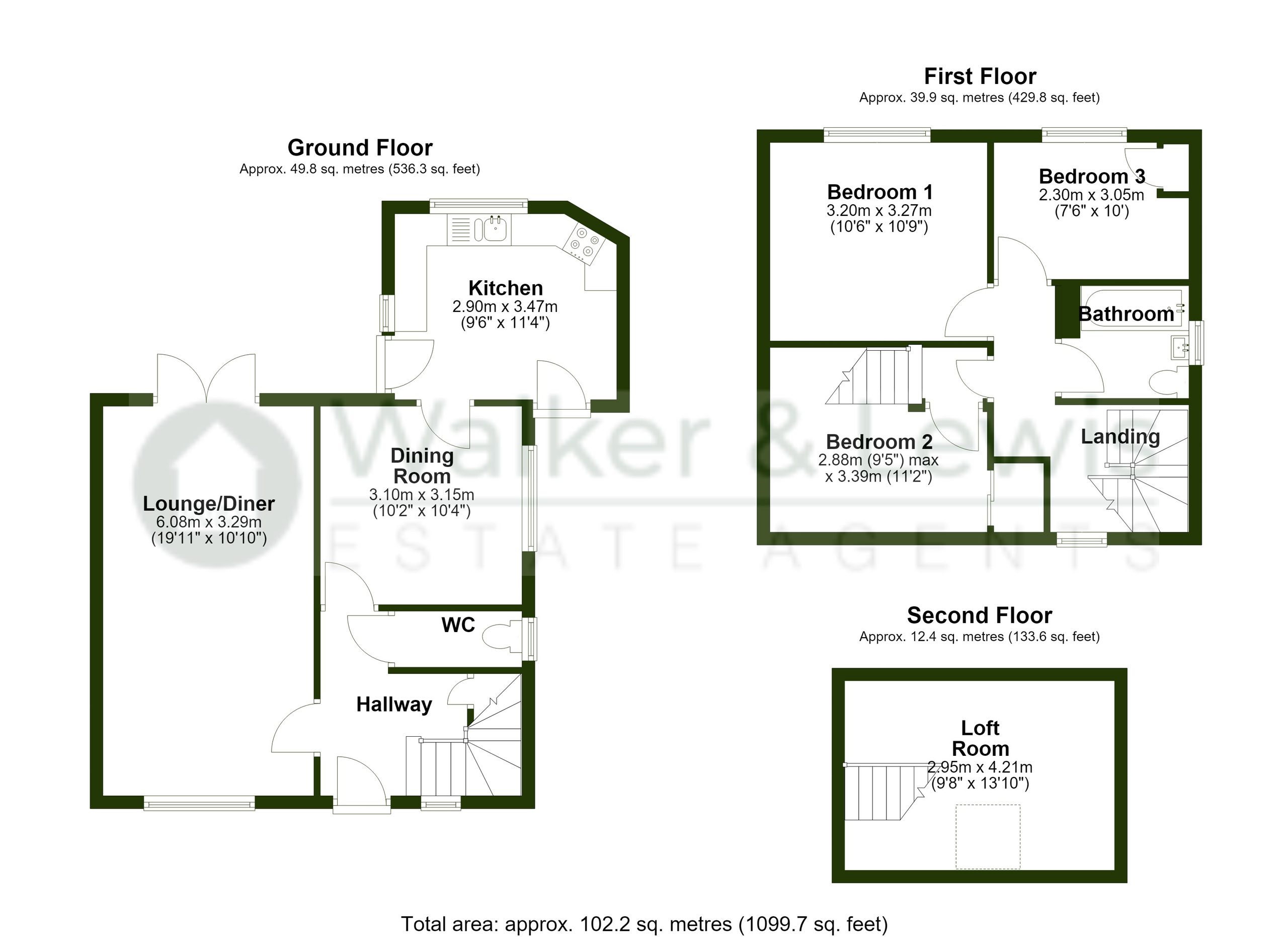 6 Glanffrwyd Terrace, Pontypridd floorplan