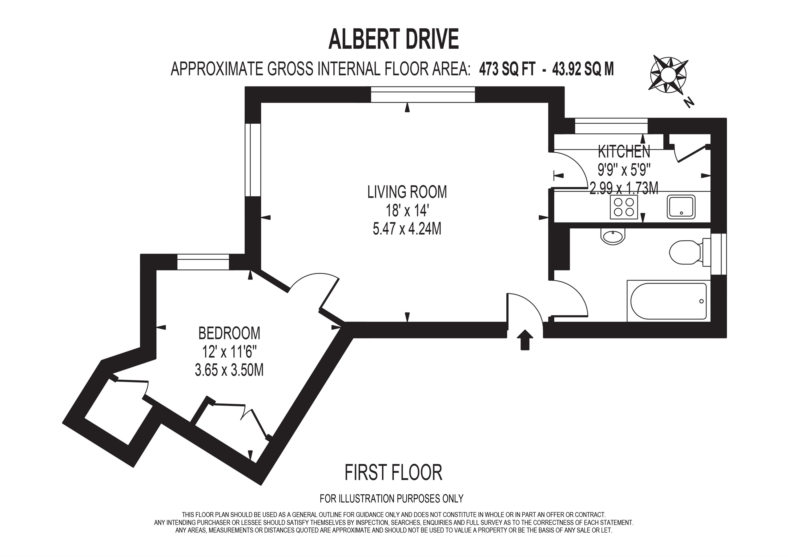 Albert Drive, London SW19, 1 bedroom flat for sale 62476770