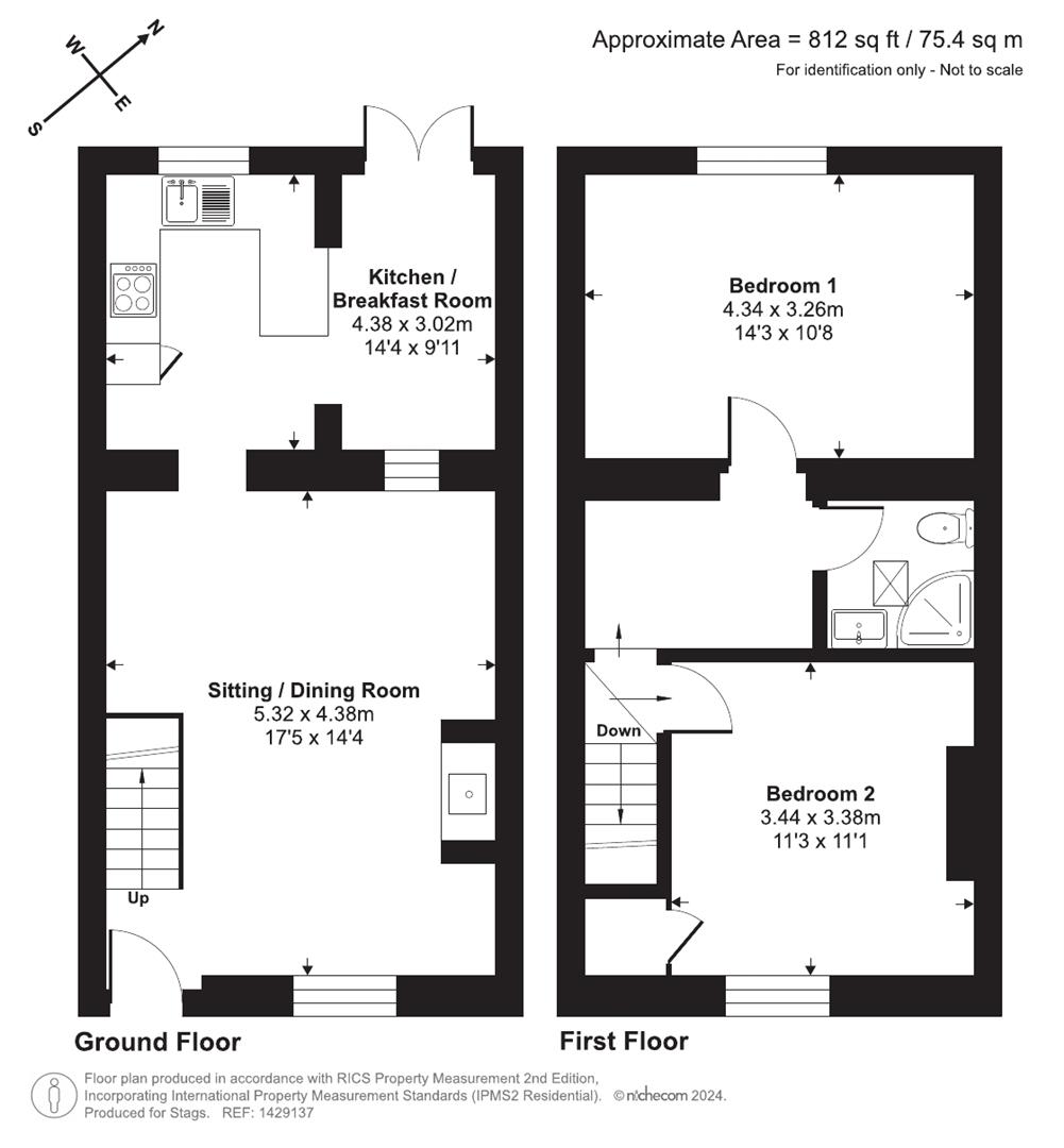 4 Myrtle Cottages, Exeter floorplan