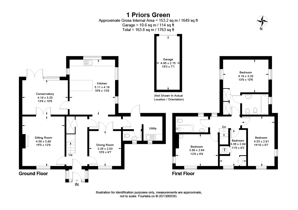 1 Priors Green,, Leamington Road, Broadway floorplan