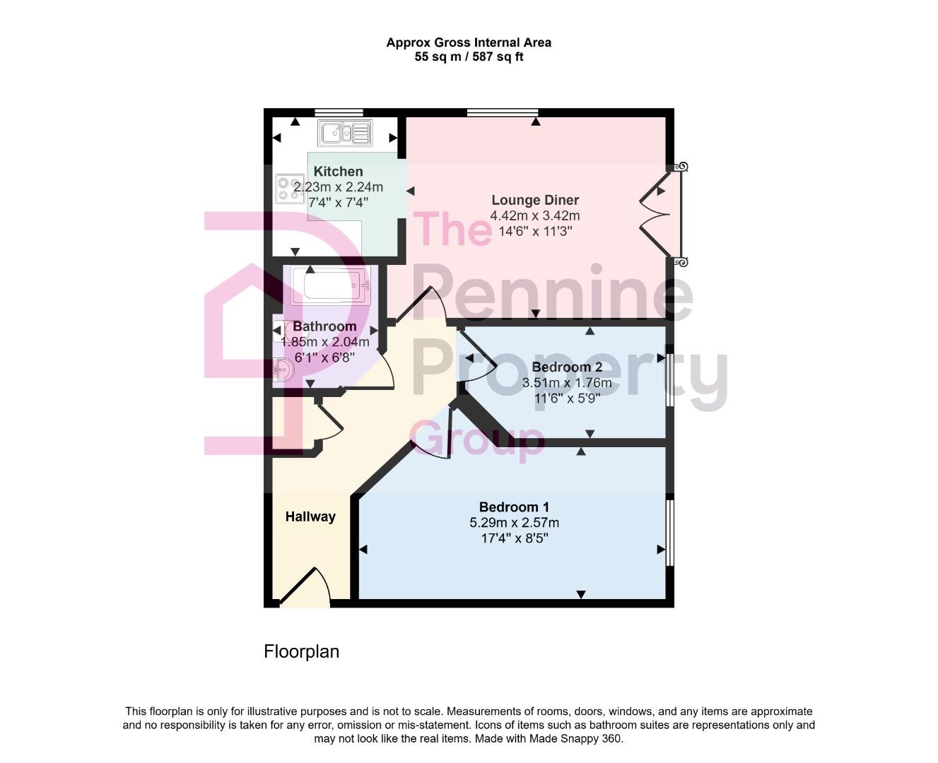 10, Dunstone Heights, Sheffield floorplan