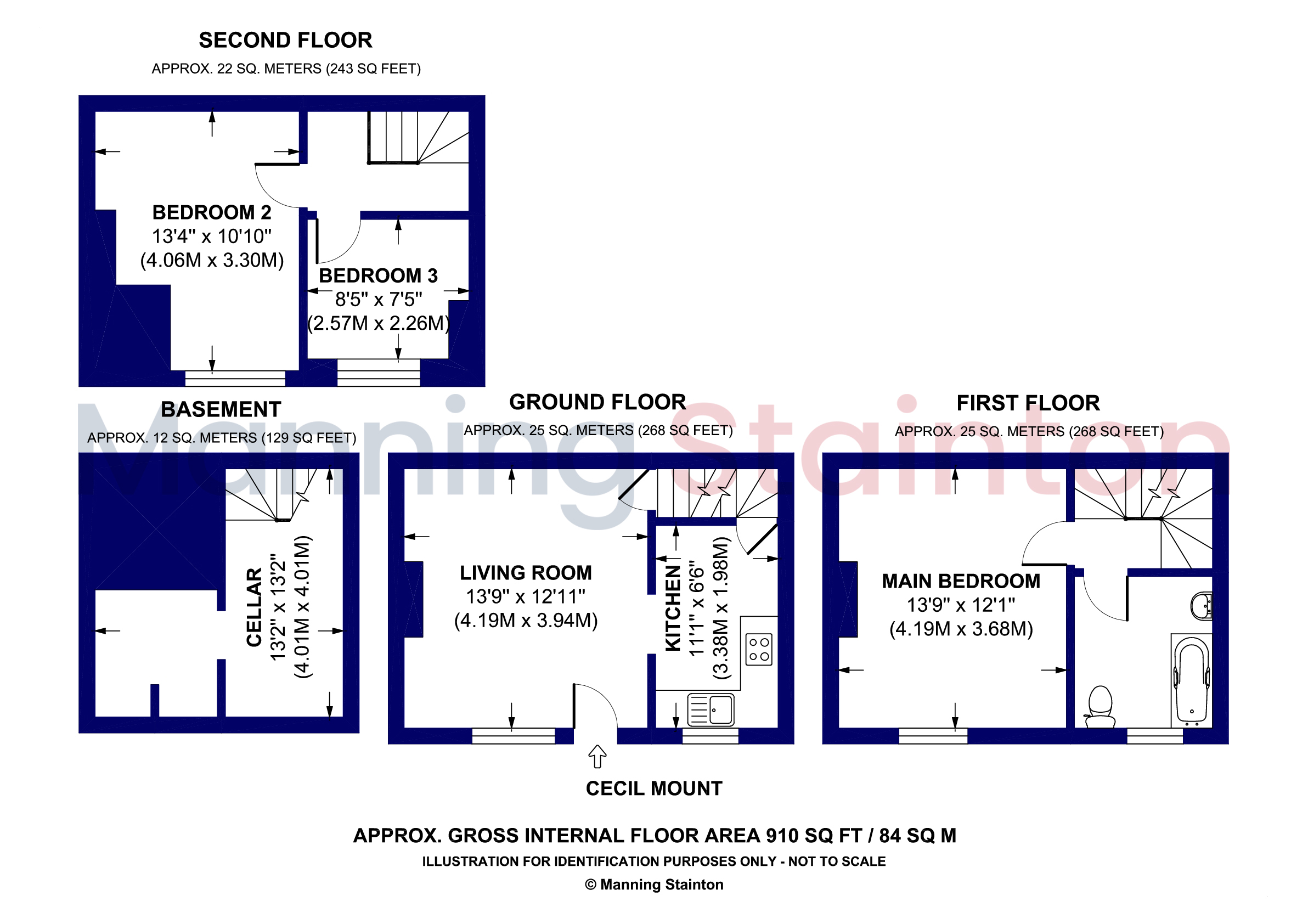 10, Cecil Mount, West Yorkshire floorplan