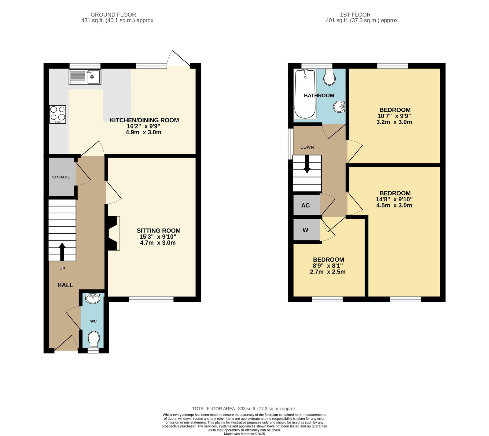 21, Ramsons Close, Malvern floorplan