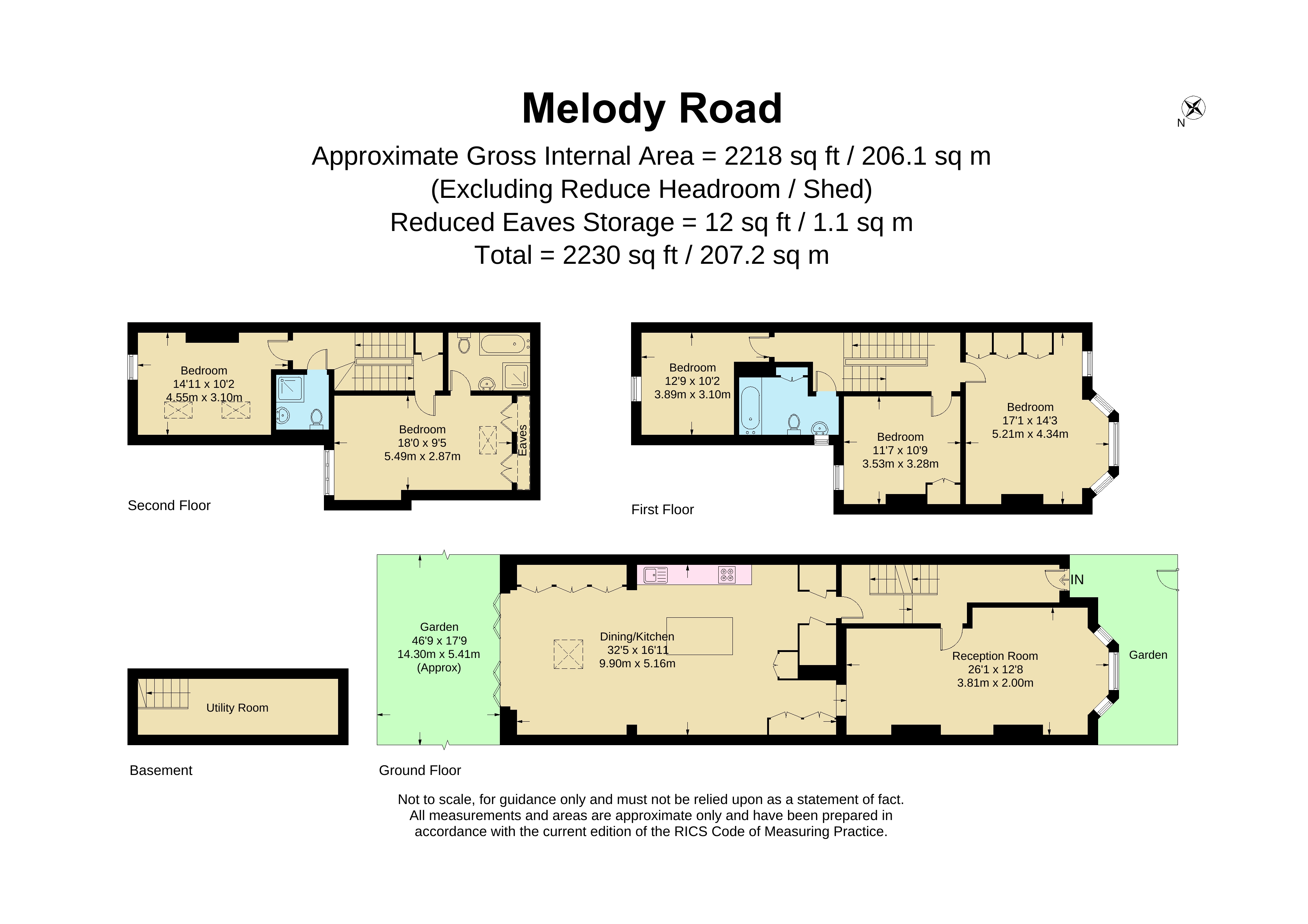 Melody Road, Wandsworth, London SW18, 5 bedroom terraced house for sale