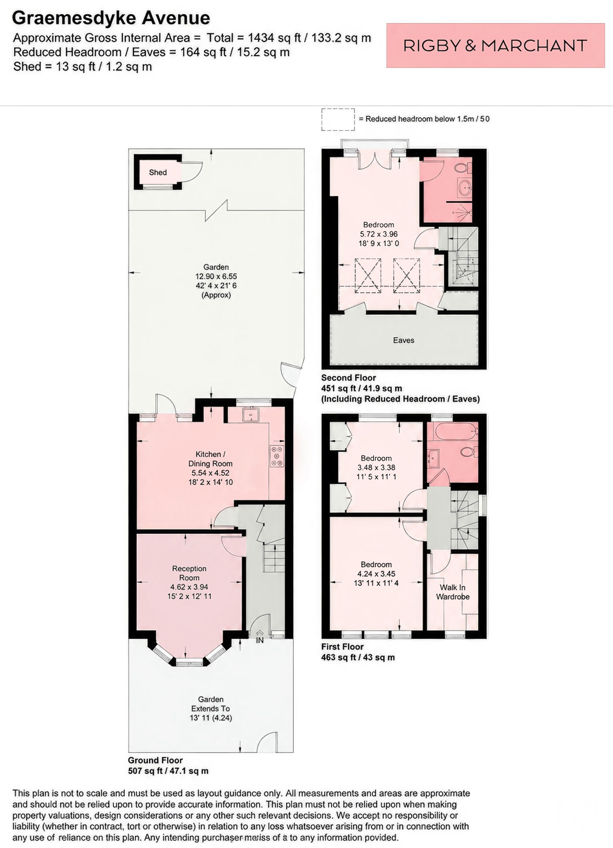 6 Graemesdyke Avenue, London floorplan