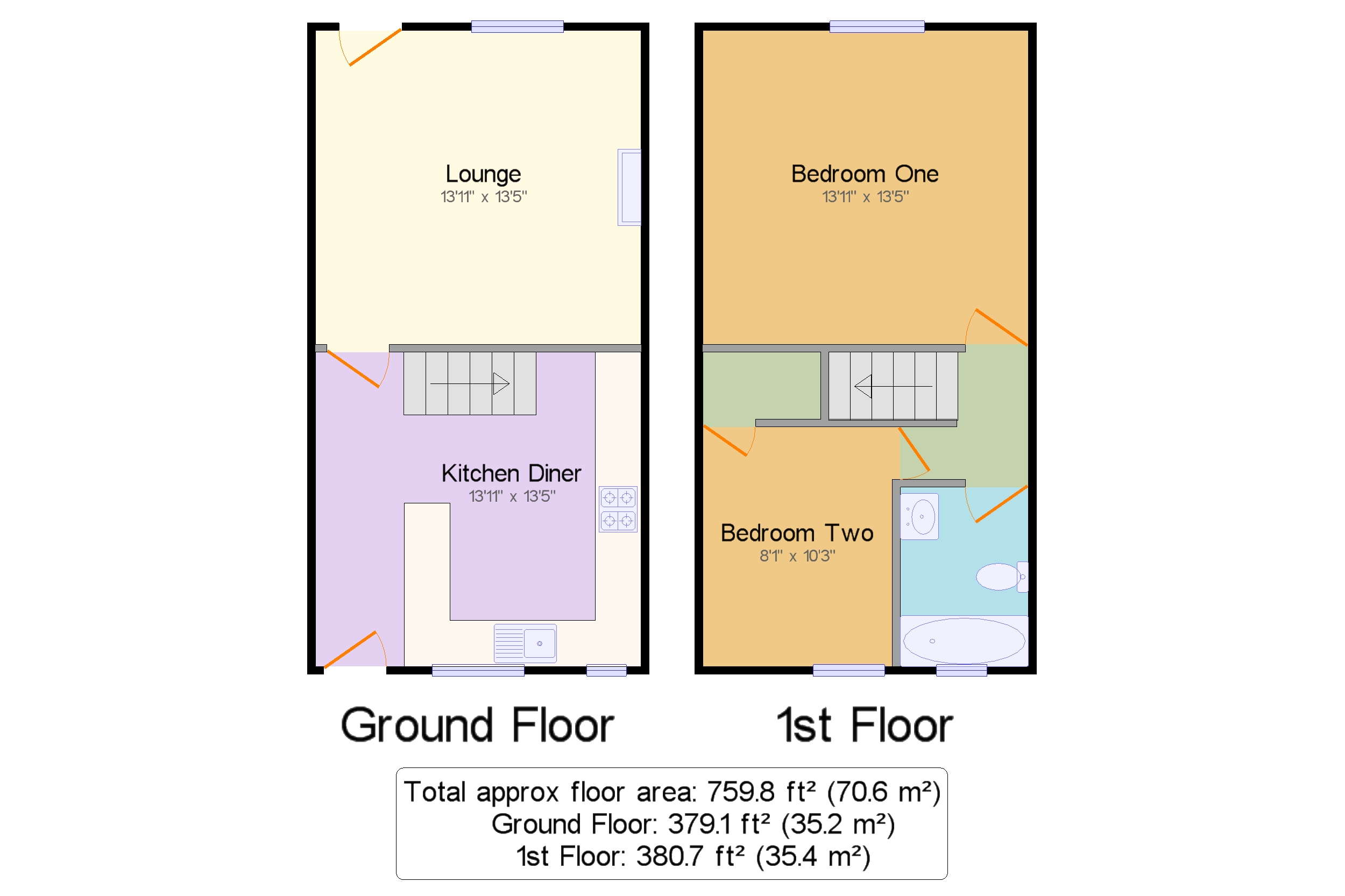 2 bed terraced house for sale in Arden Street, New Mills, High Peak