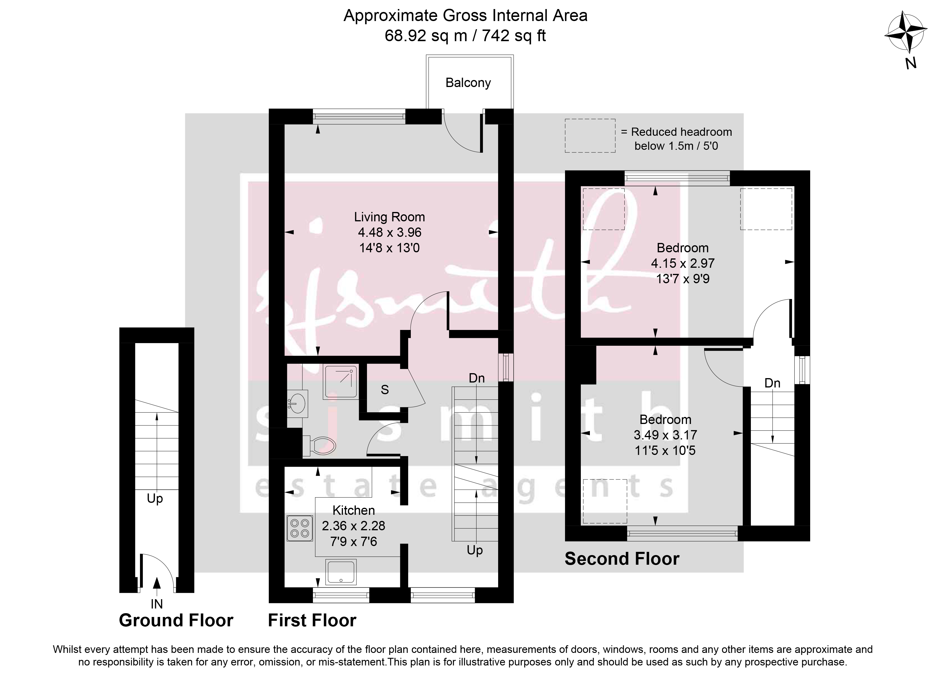 6, Benwell Court, Sunbury-on-Thames floorplan