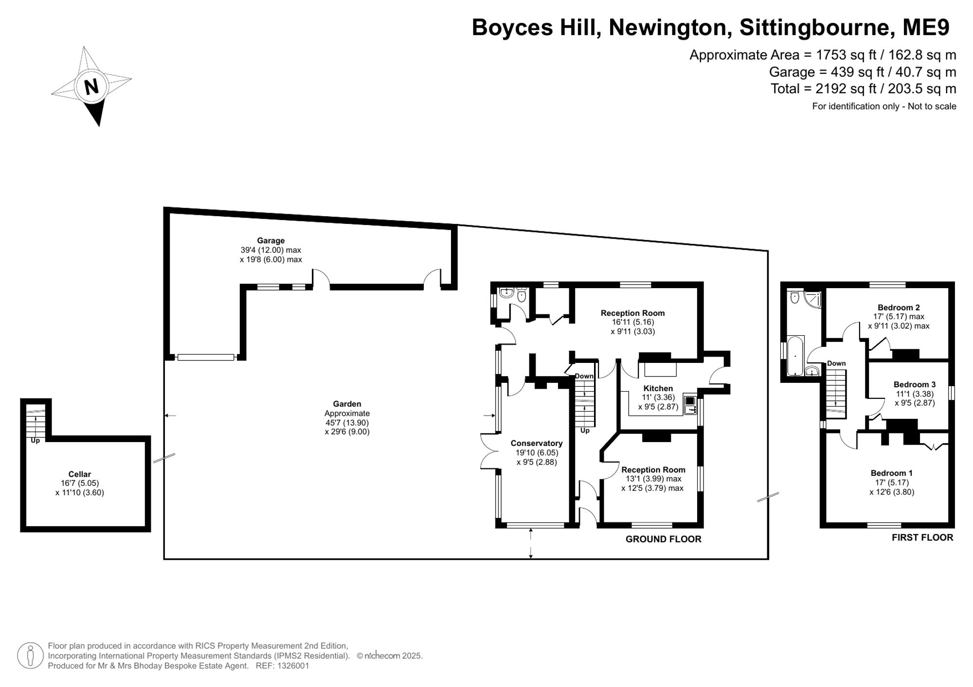 Barbers Hall Boyces Hill, Sittingbourne floorplan
