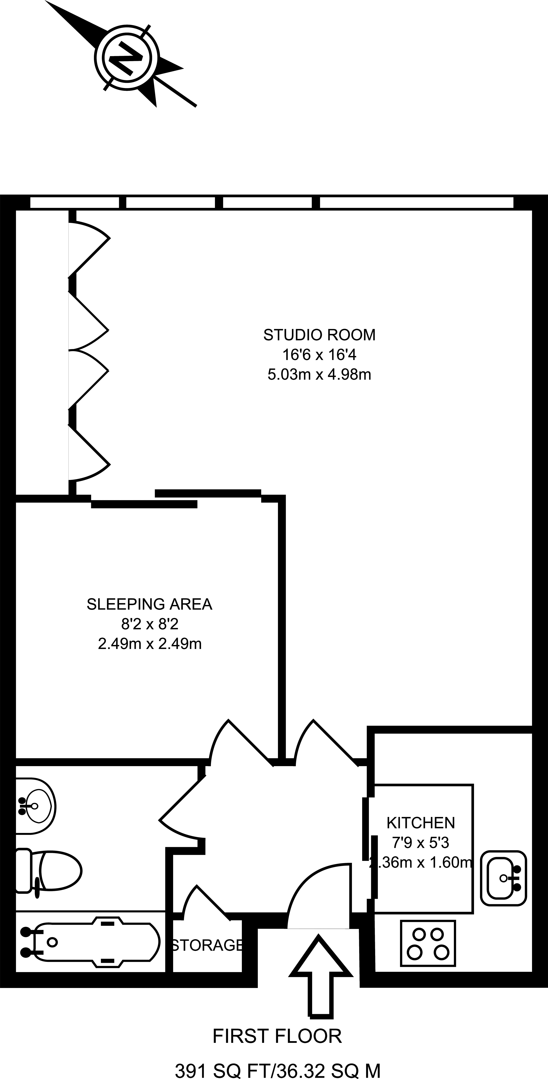 0 Bedrooms Studio to rent in Golden Lane, Barbican EC1Y