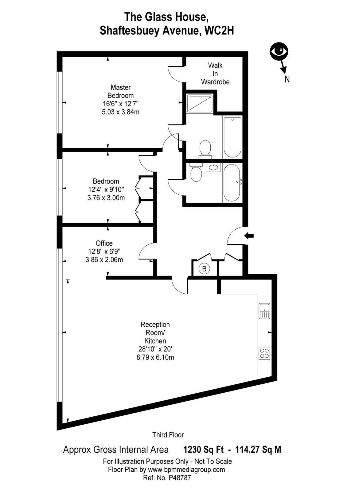 3 Bedrooms Flat for sale in Glass House, 175 Shaftesbury Avenue, London WC2H