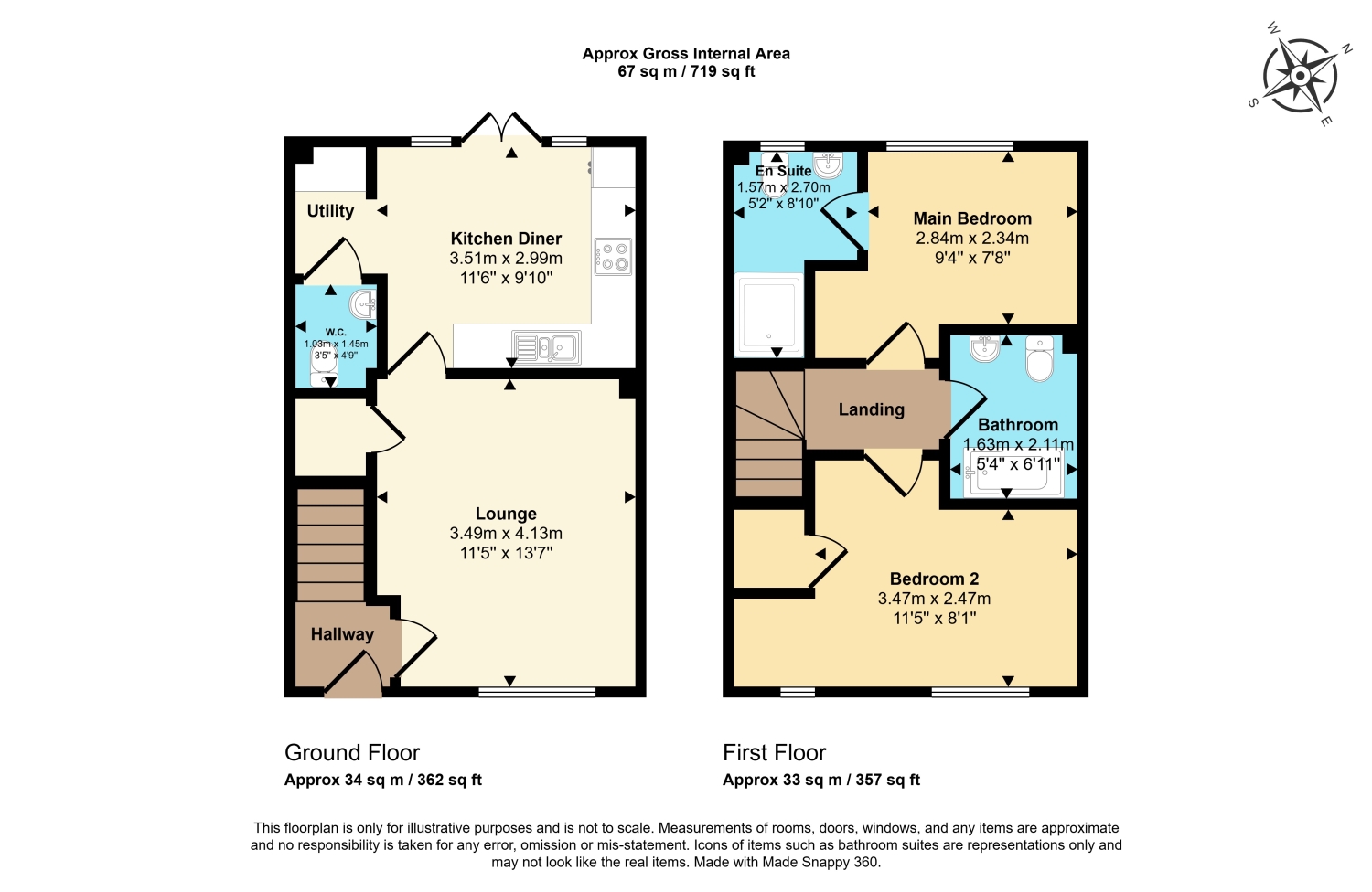 11, Faulkner Place, Carterton floorplan