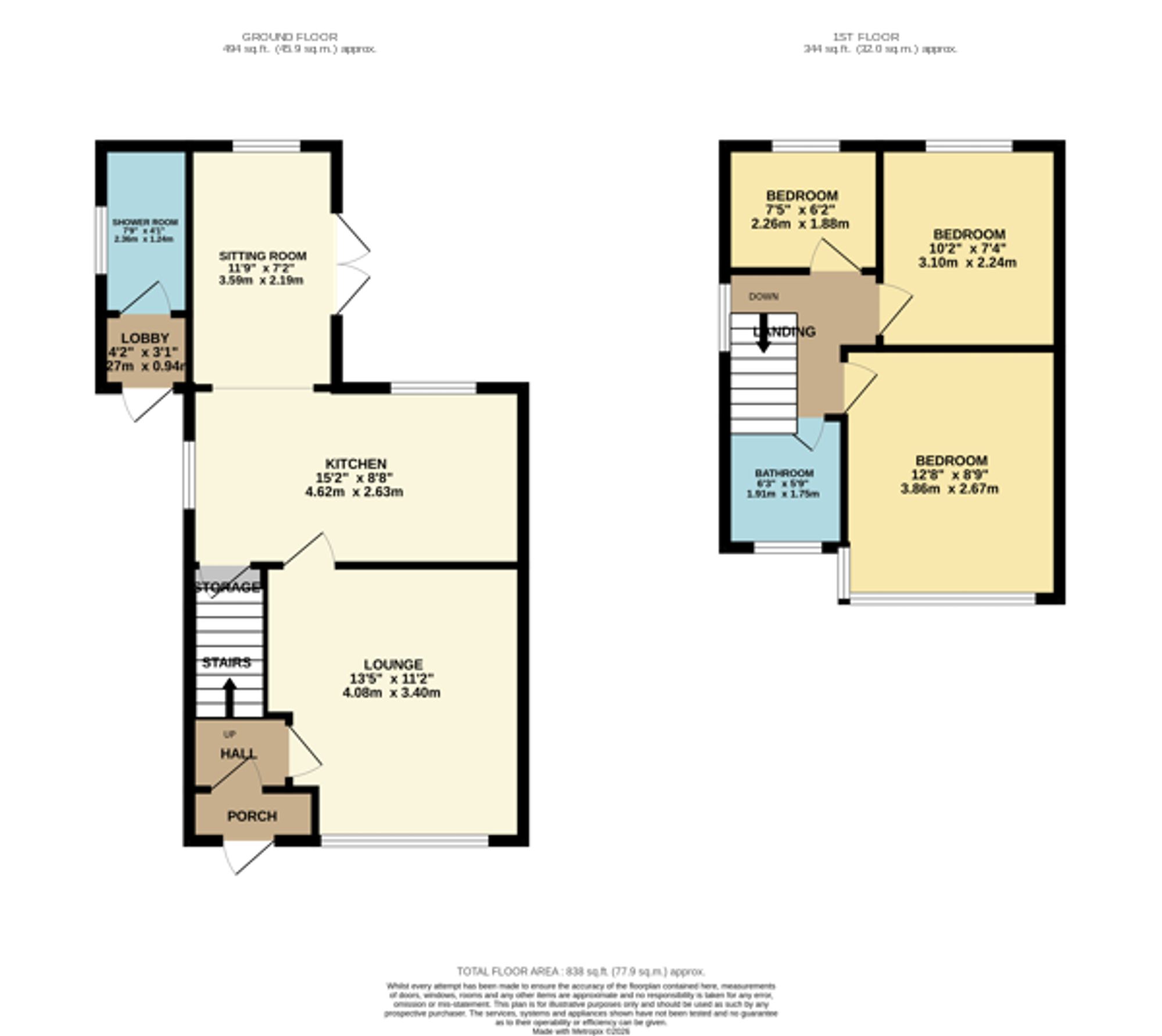 5 Zetland Avenue, Bolton floorplan