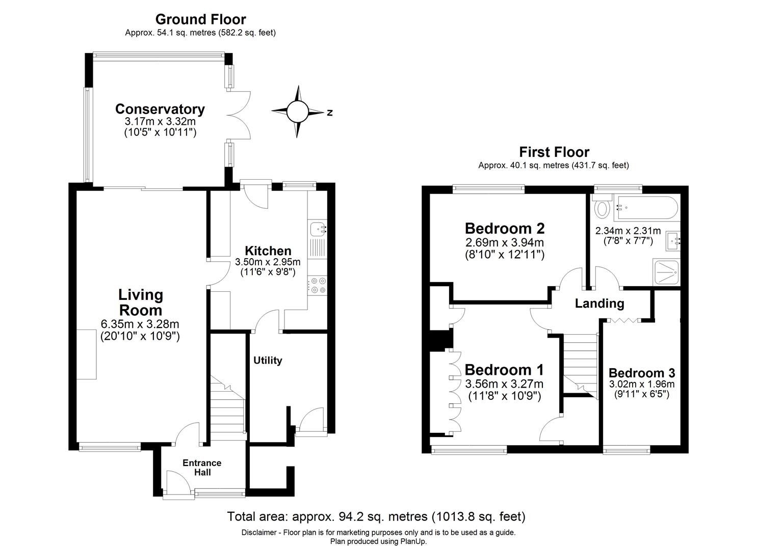 3 Bedrooms Terraced house for sale in Great Heart, Hemel Hempstead HP2