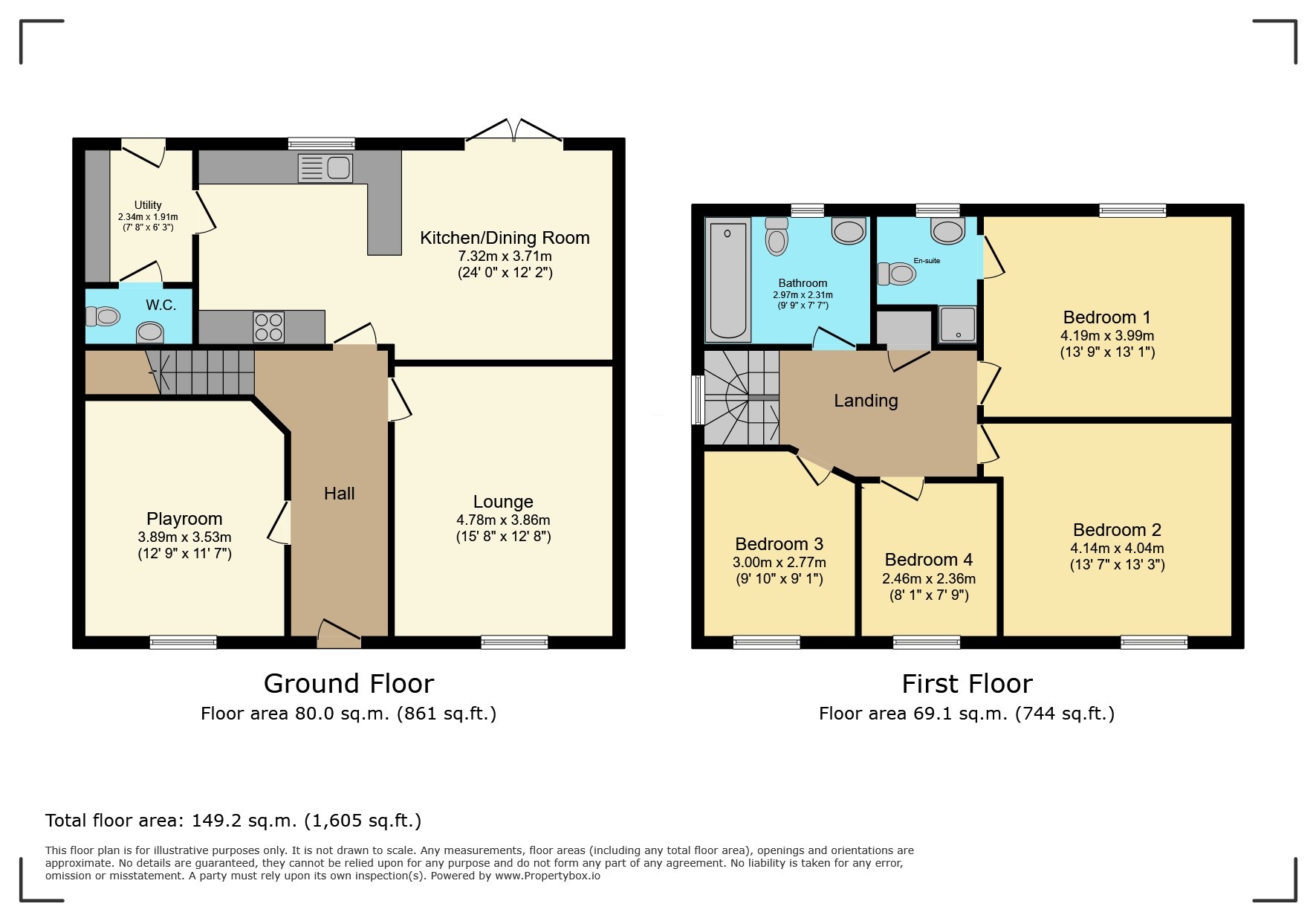 21 Wordsall Close, Waddington, Lincolnshire floorplan