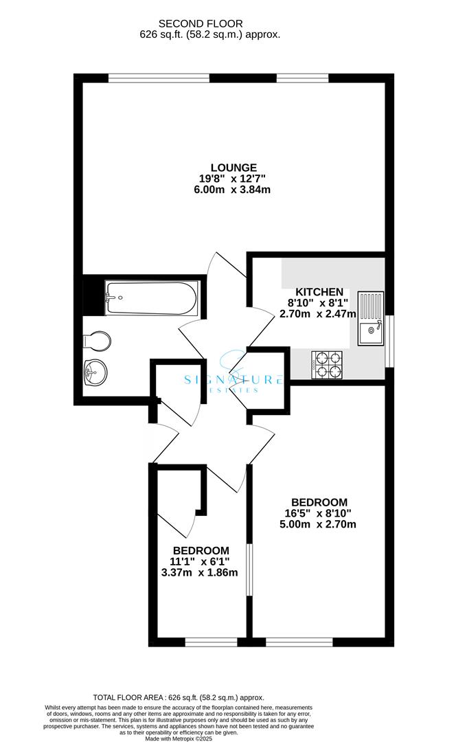 Flat 12, Burley House, Queens Drive, Abbots Langley floorplan