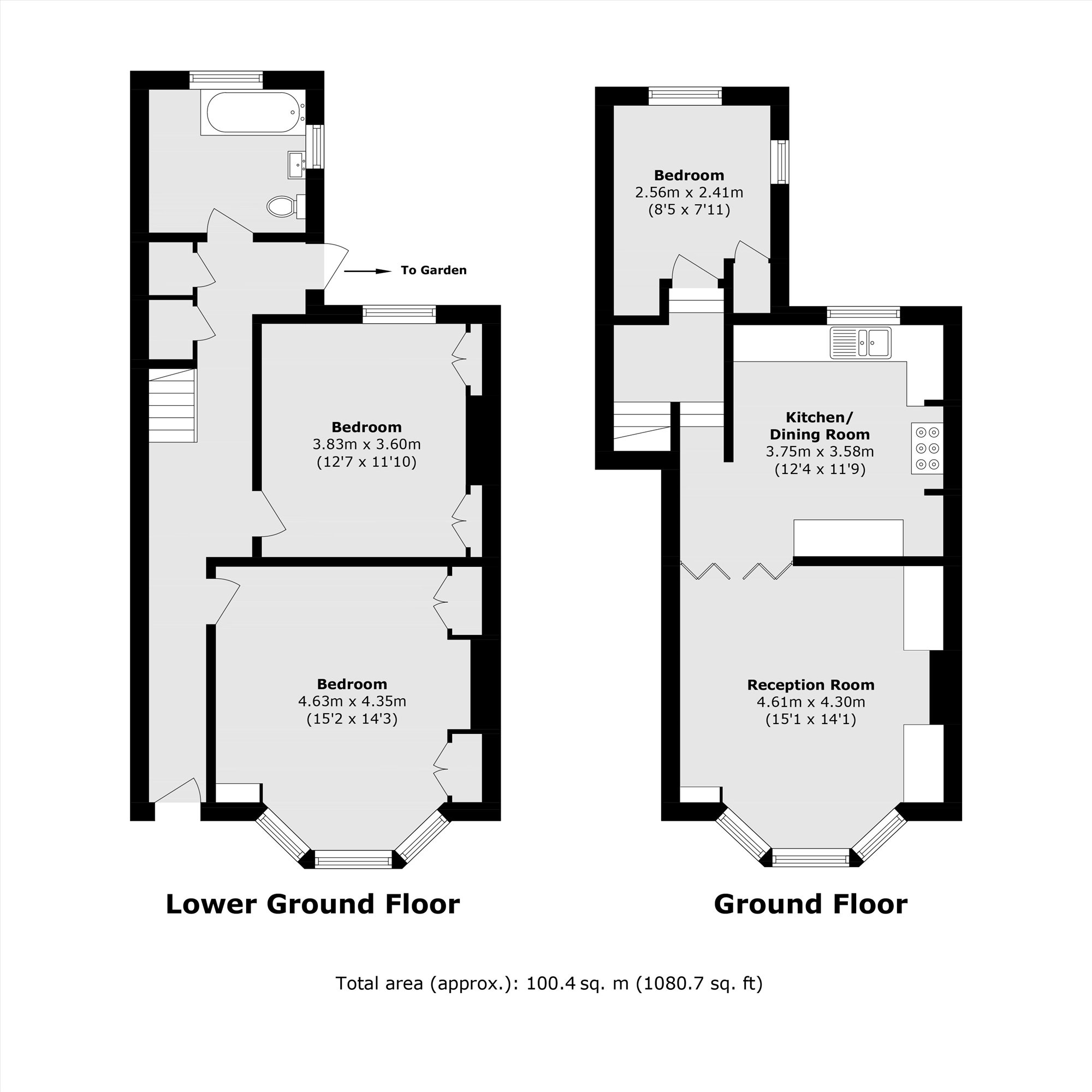 8A, Moulins Road, London floorplan