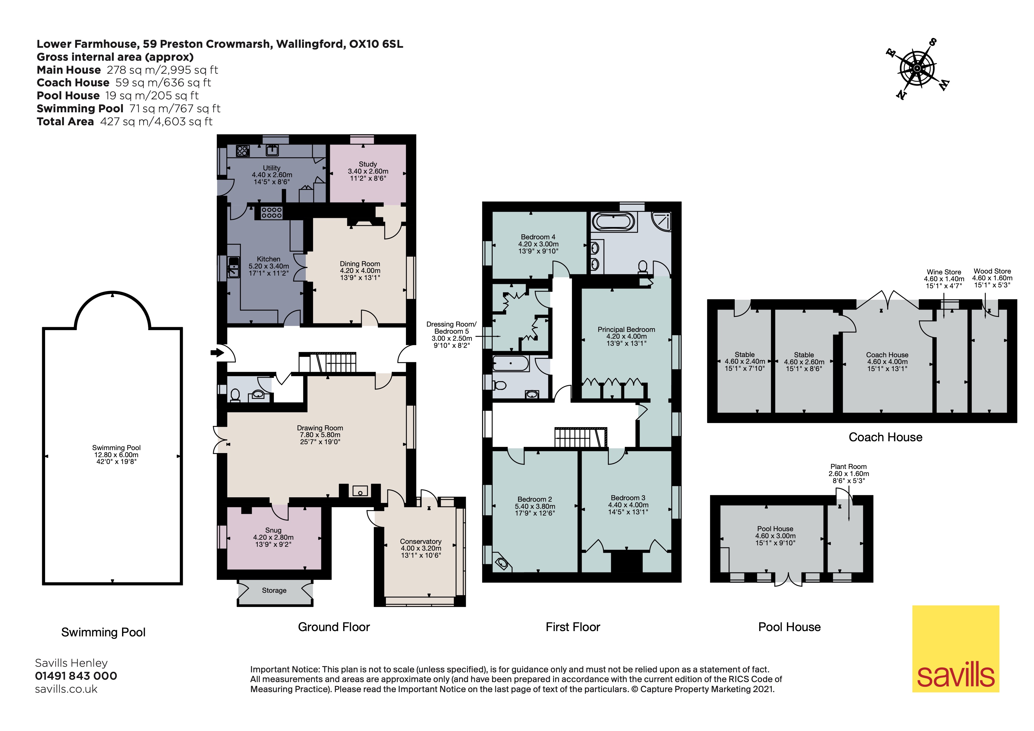 Preston Crowmarsh, Wallingford, Oxfordshire OX10, 4 bedroom detached