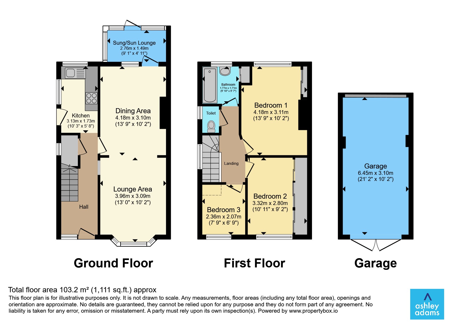 7, Buxton Road, Derby floorplan