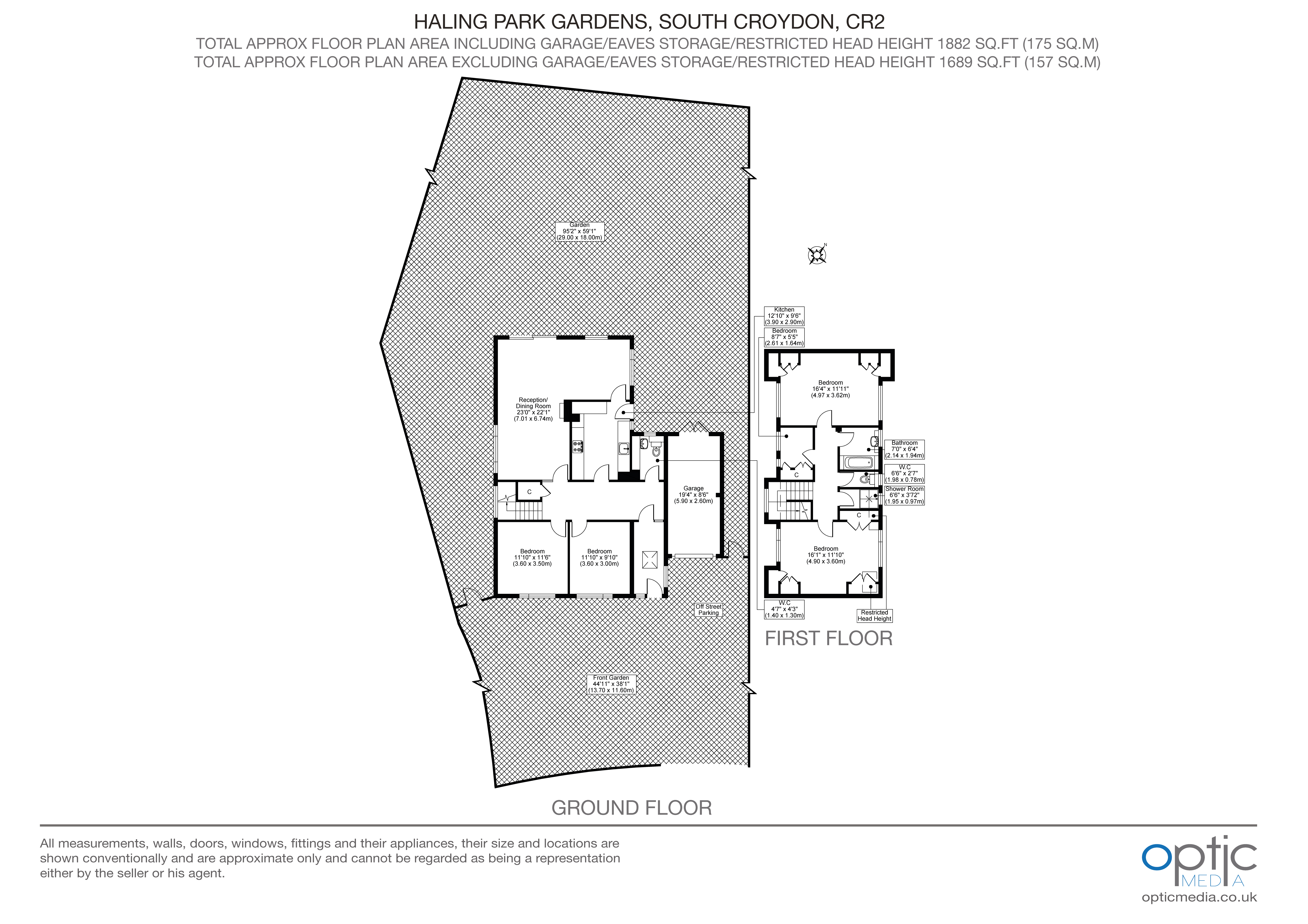 4, Haling Park Gardens, South Croydon floorplan