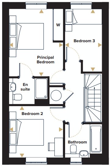 Plot 58 The Liston, Chediston Place,, Roman Way, Suffolk floorplan